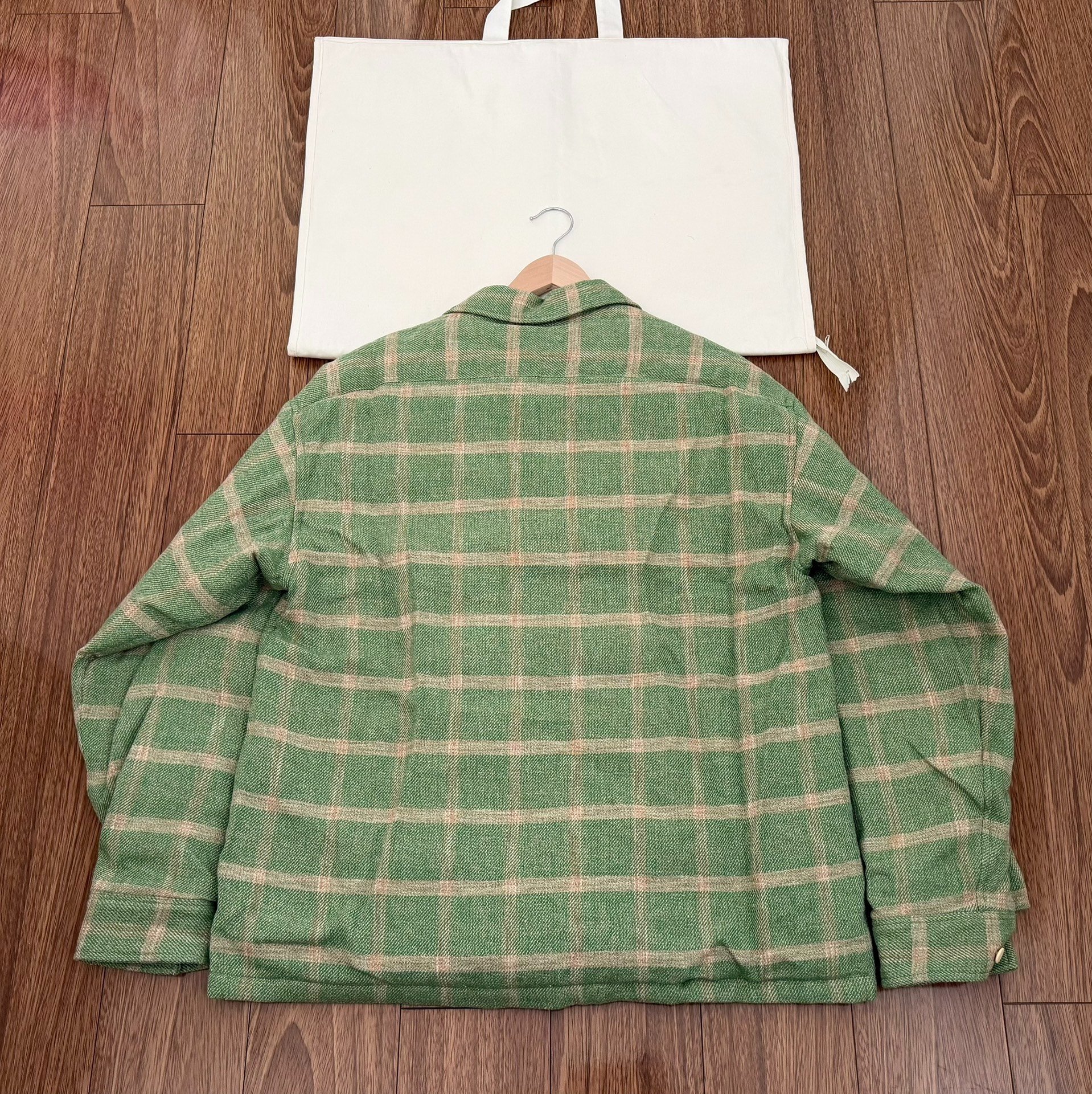 VISVIM 25SS Keesey Check Down Jacket — front