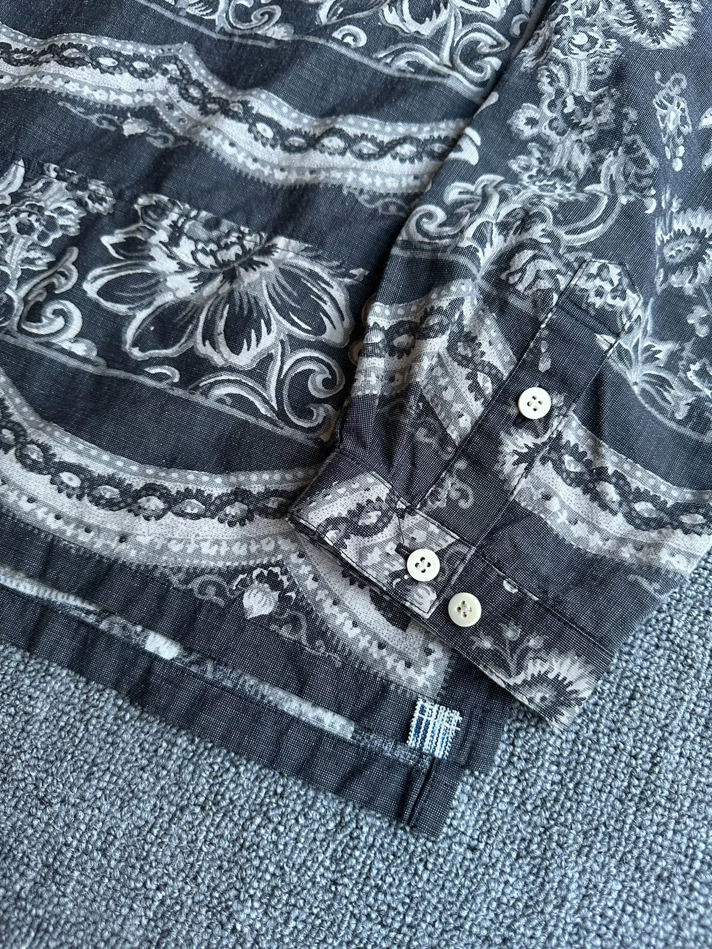 visvim Wool Linen Tunic — back
