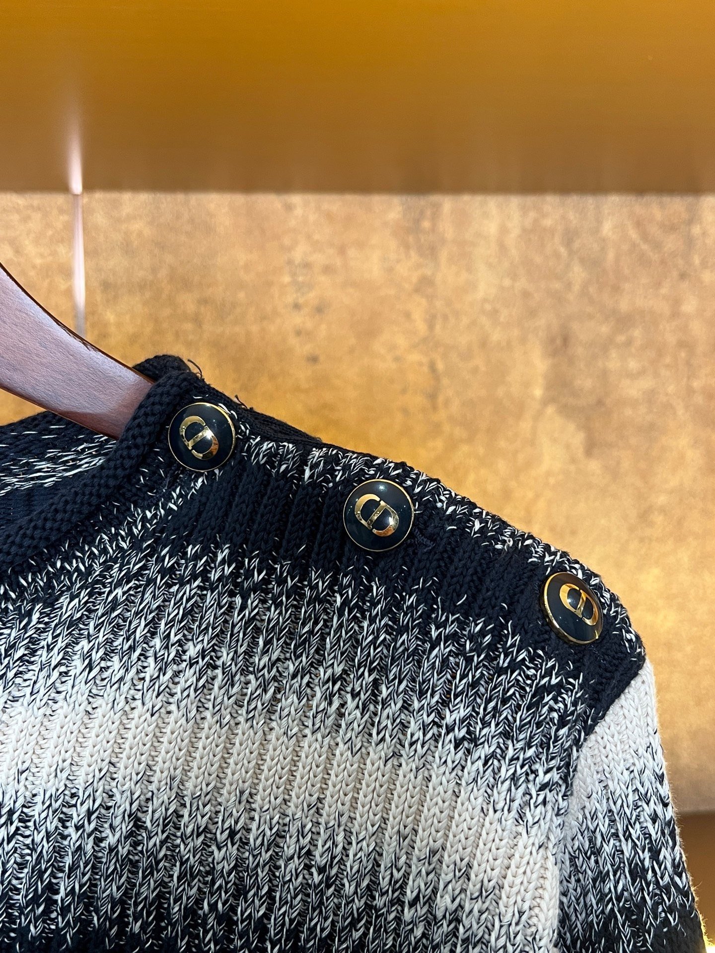Dior Gradient Knit Sweater — detail