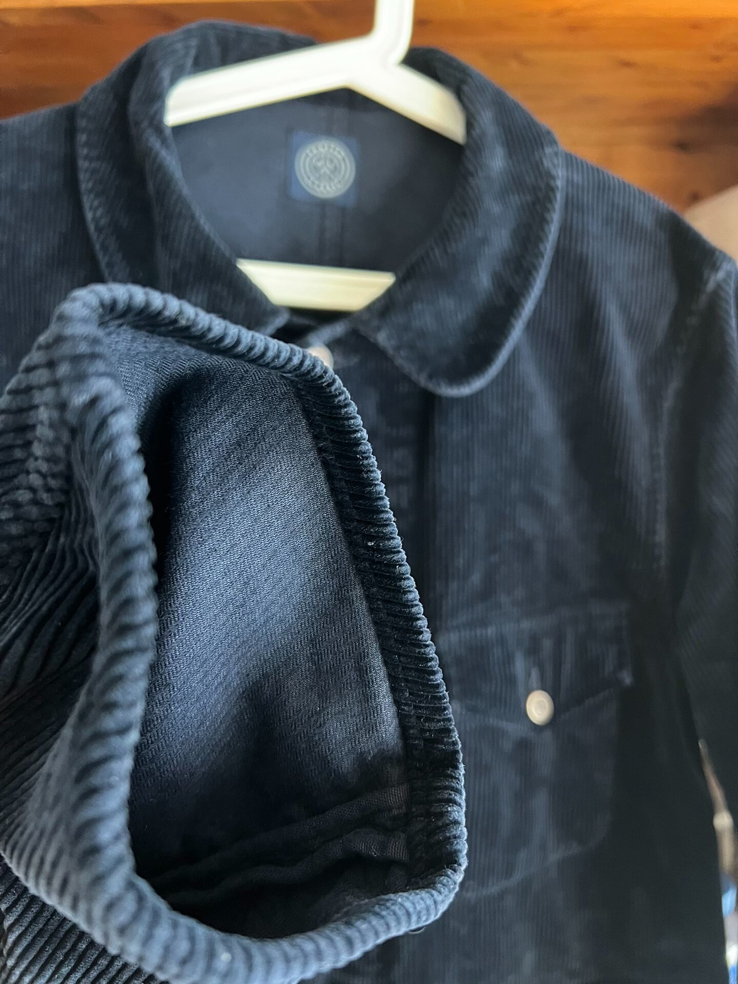 Porter Classic Indigo Royal Corduroy Work Jacket — back