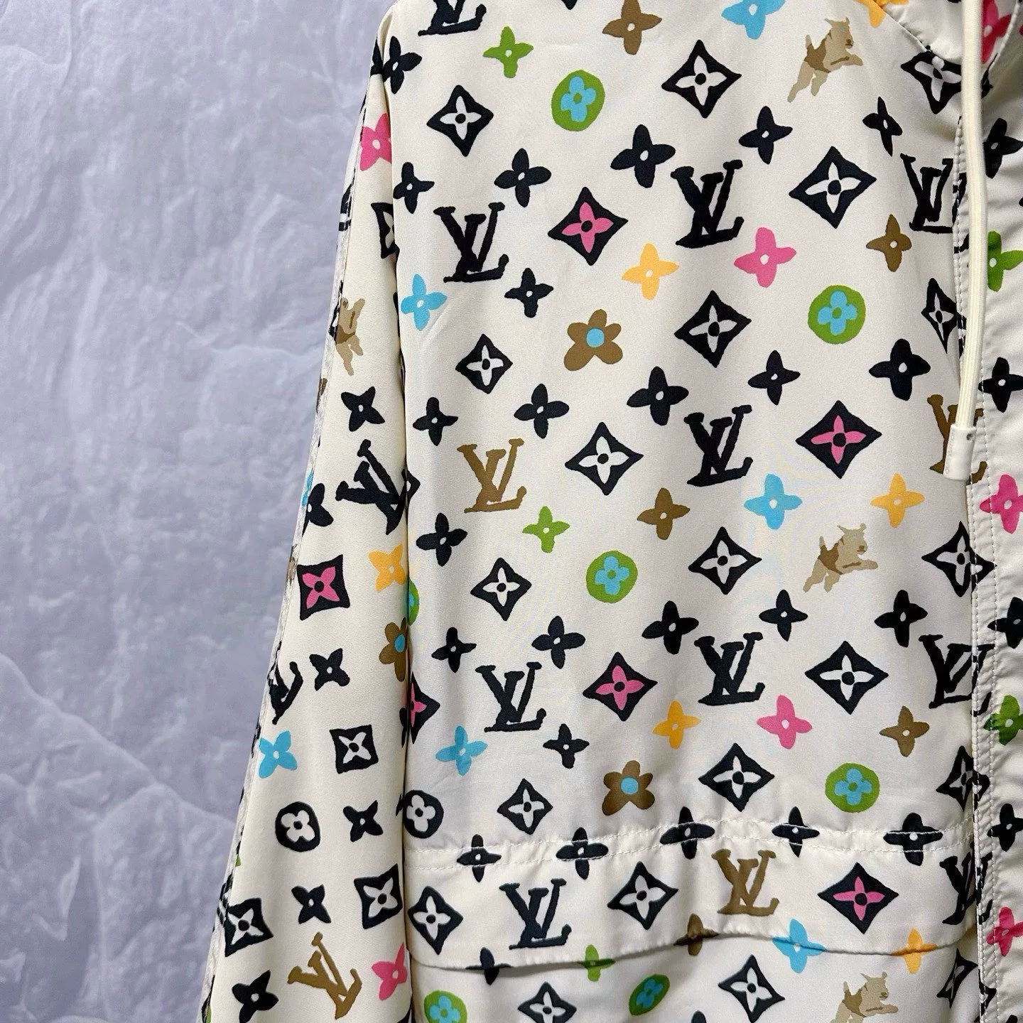 Louis Vuitton FW24 Monogram Hooded Jacket — detail