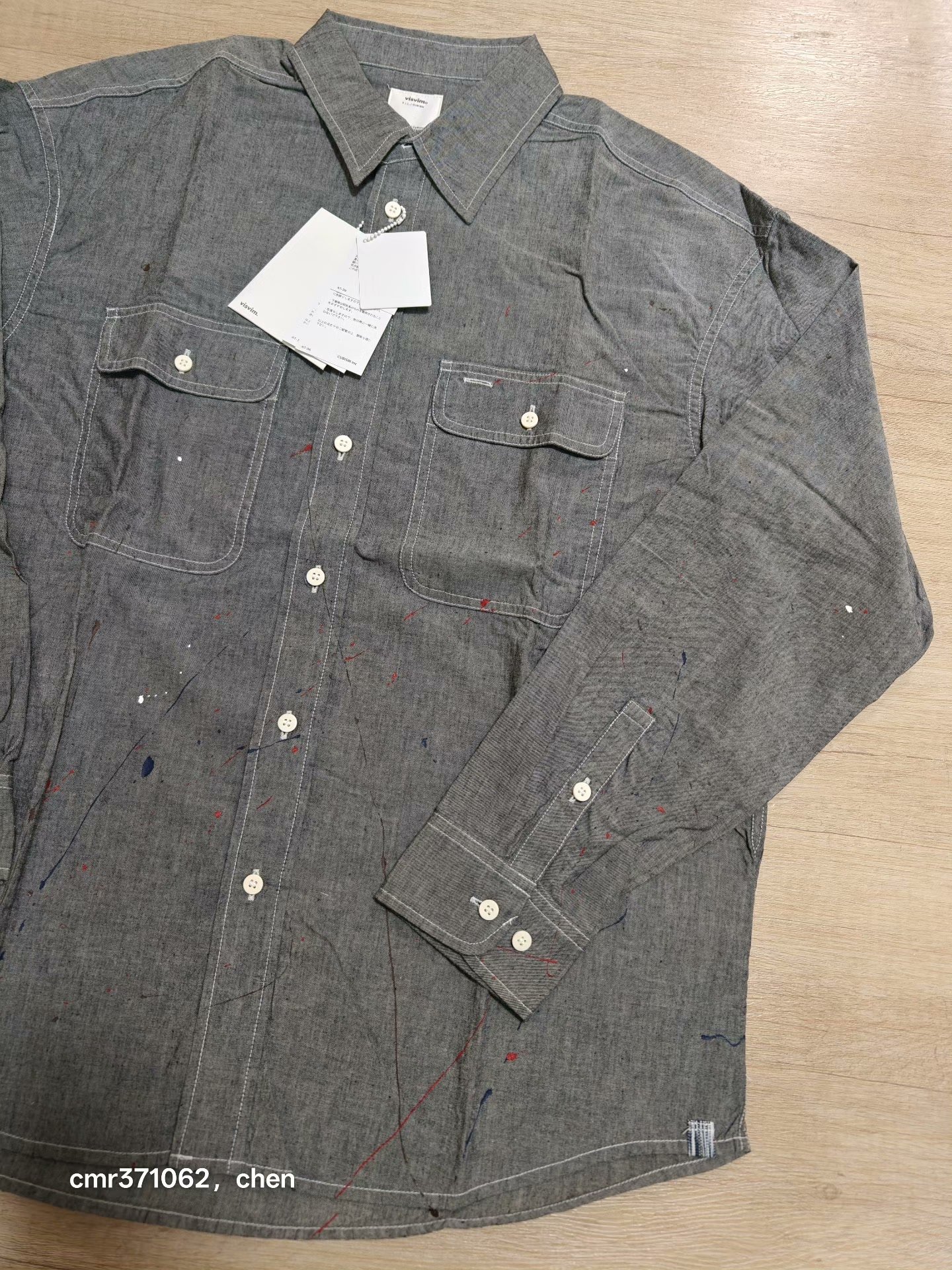 visvim 20AW Lumber L/S Chambray — back