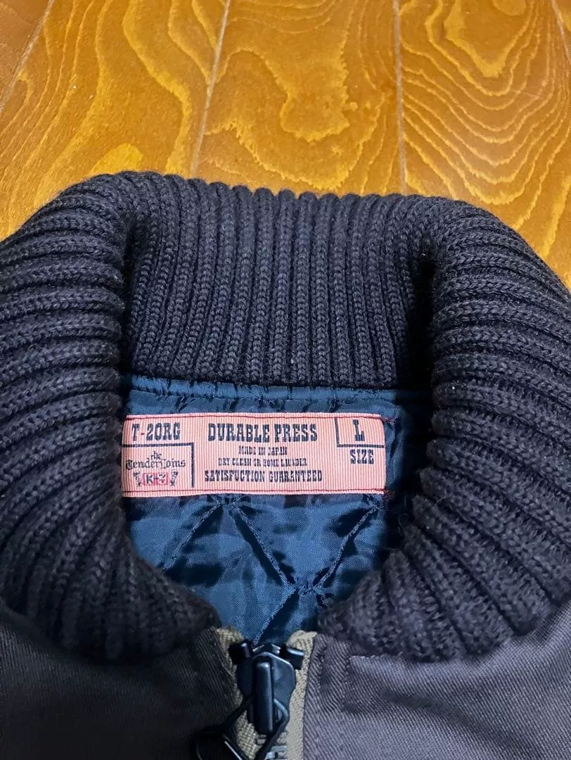 TENDERLOIN Dark Gray Zip Jacket — detail
