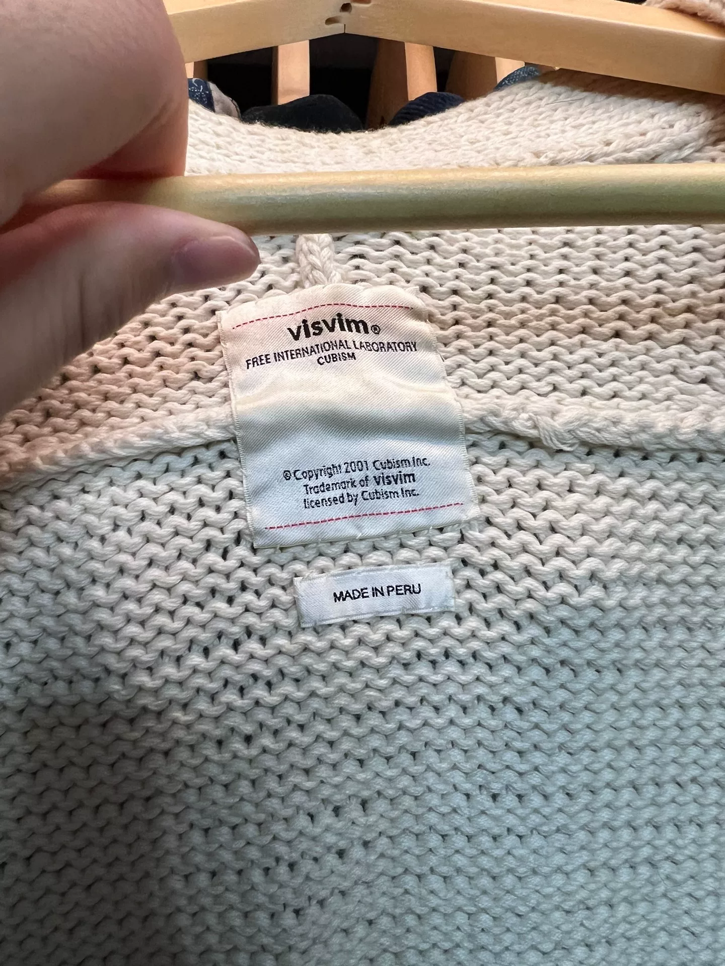 visvim 19ss Highland Dotera Knit — front