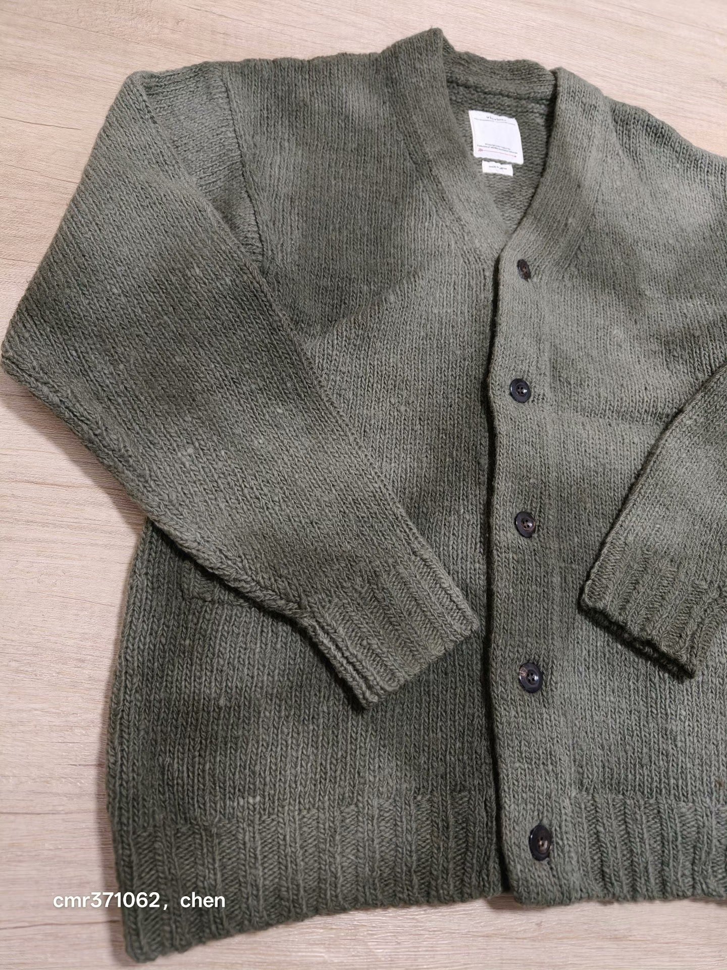 VISVIM 19AW SELMER LONG CARDIG — front