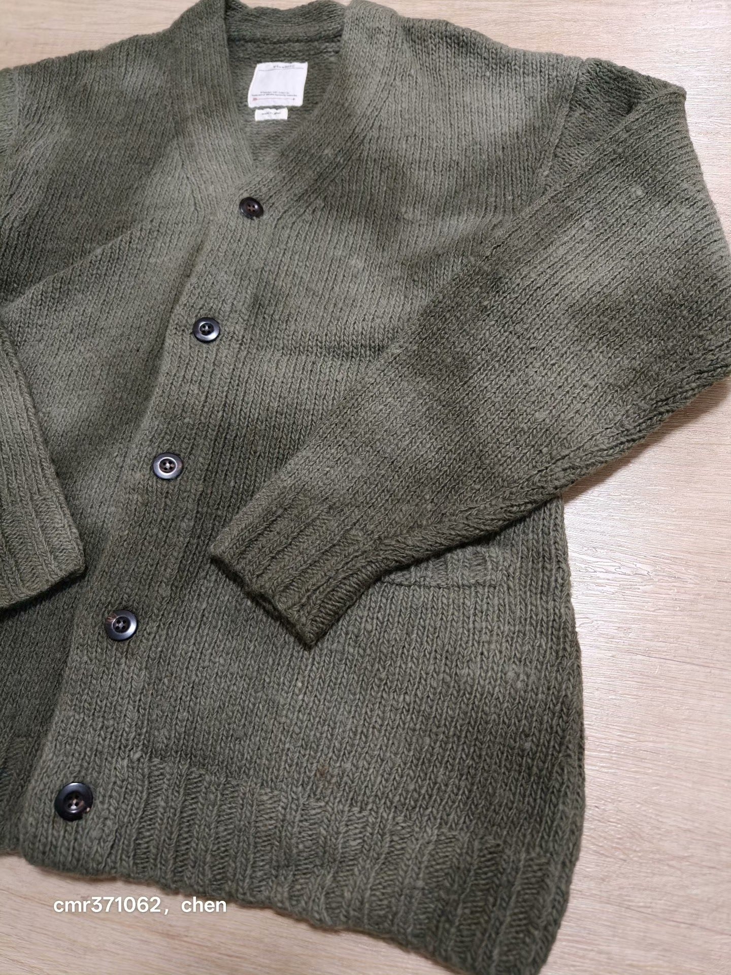 VISVIM 19AW SELMER LONG CARDIG — detail