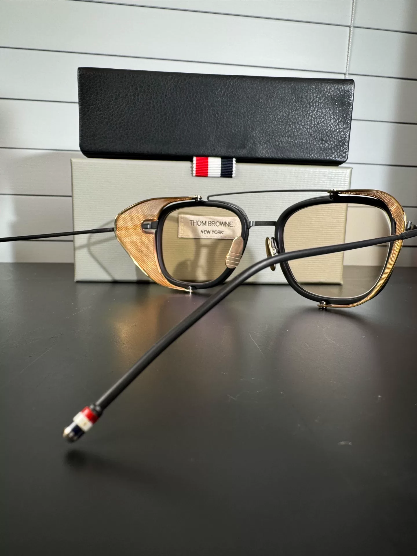 Thom Browne TB-808 Windproof Sunglasses — back