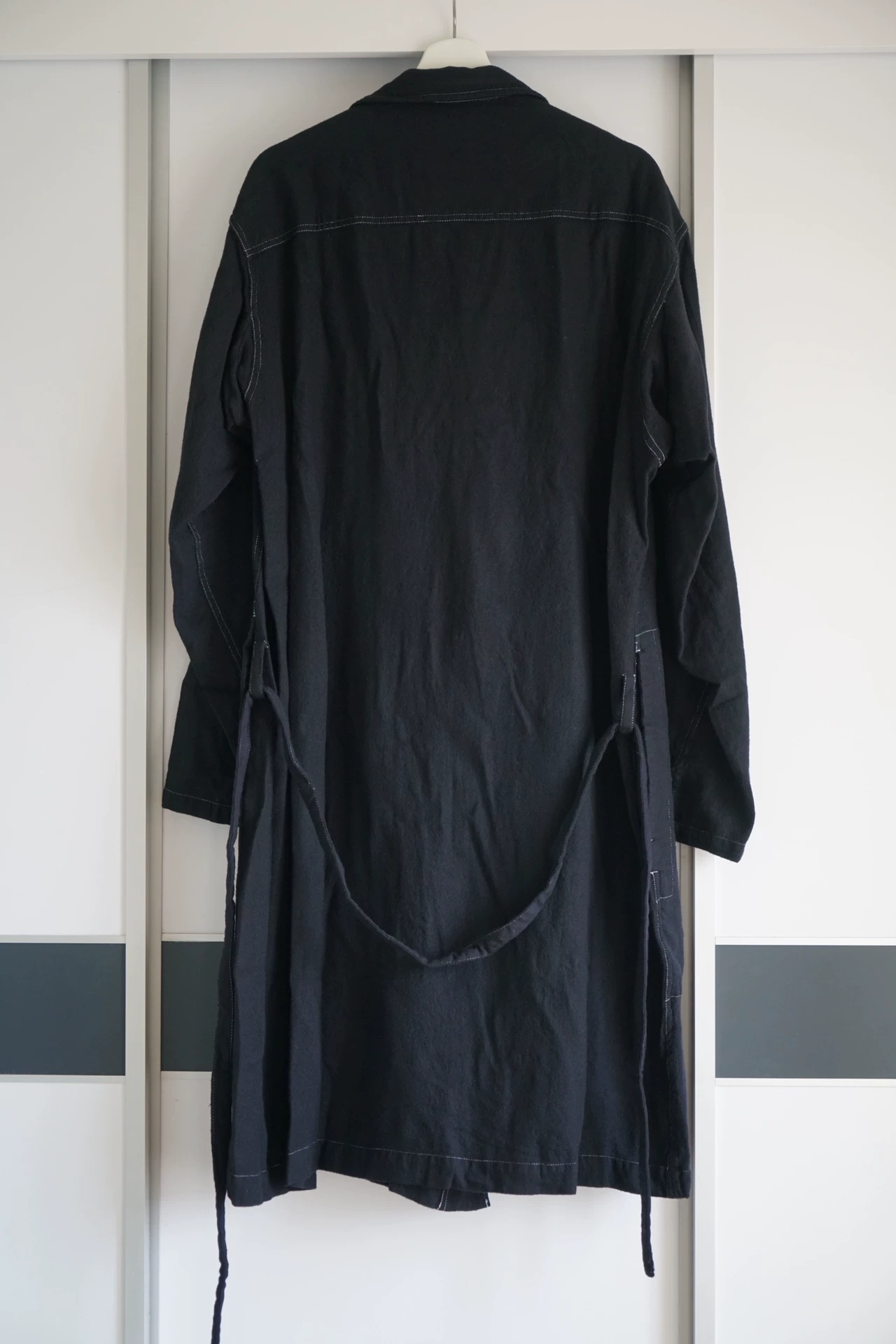 Yohji Yamamoto 17AW Wool Coat — detail