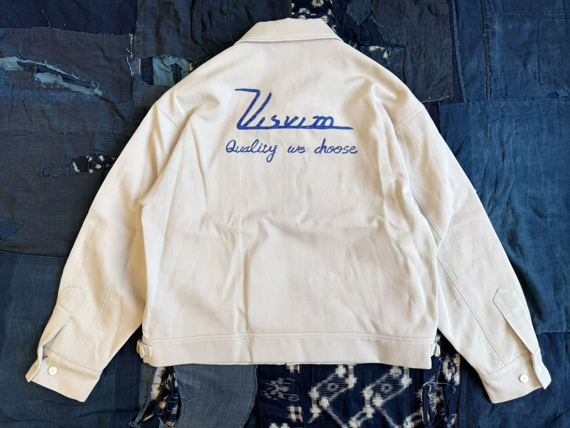 VISVIM 25SS STRATO SWING WHITE JACKET — detail