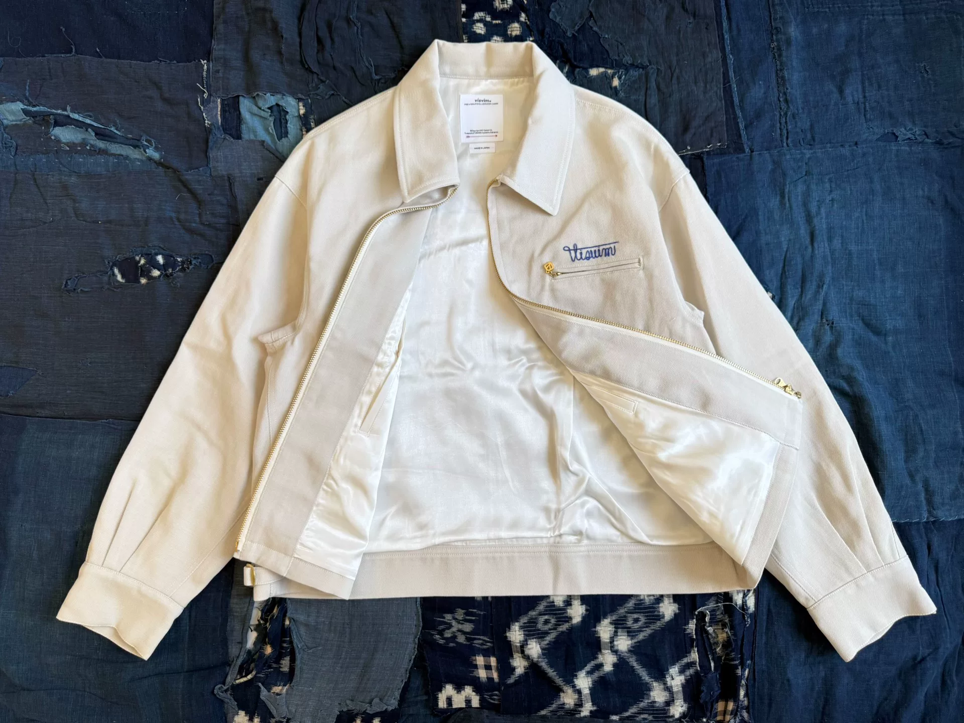 VISVIM 25SS STRATO SWING WHITE JACKET — front