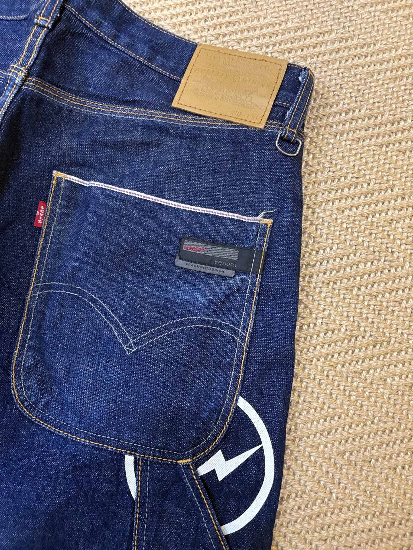 LEVIS FENOM Raw Semi-Shine Workwear Jeans — detail