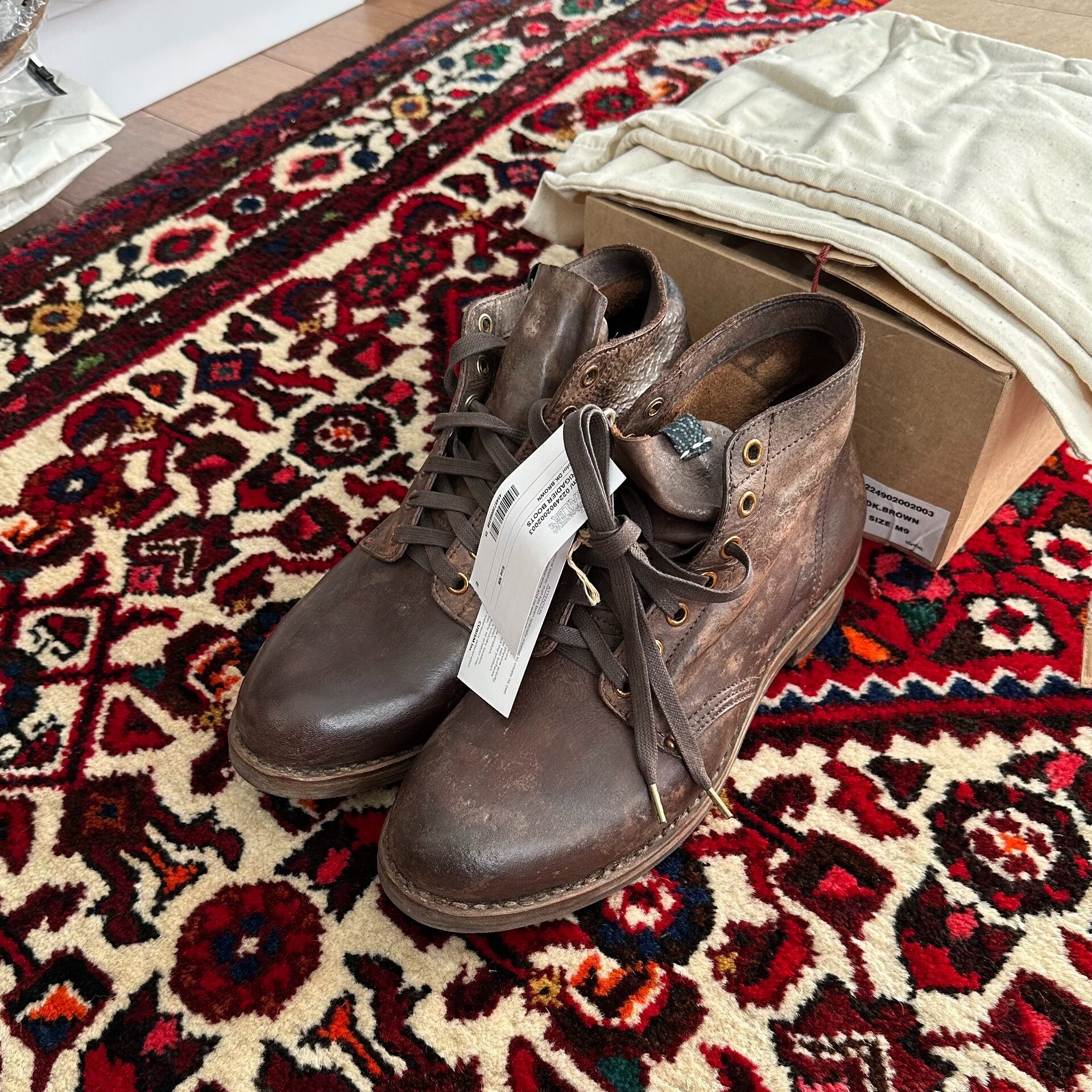 VISVIM 24AW ICT BRIGADIER BOOTS M9 — detail
