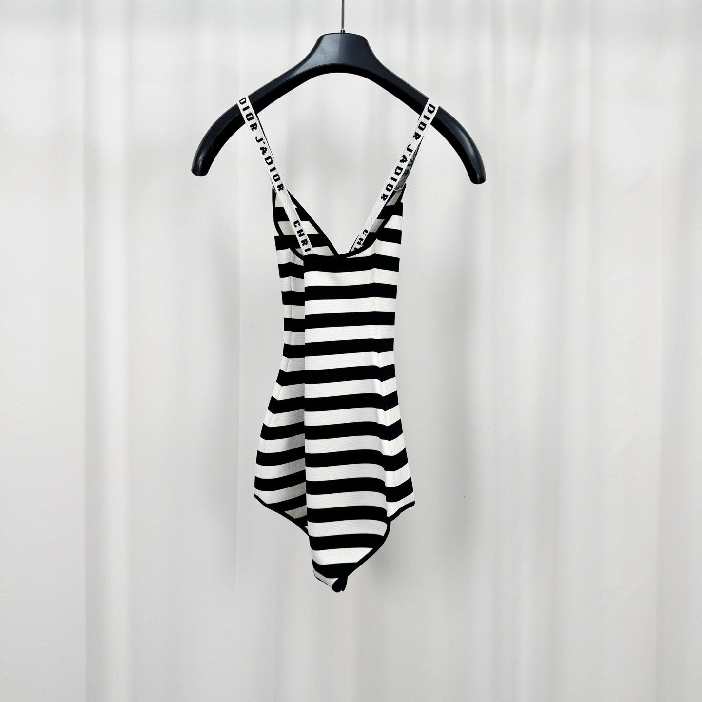 Dior Striped Letter Strap Vest Bodysuit — back
