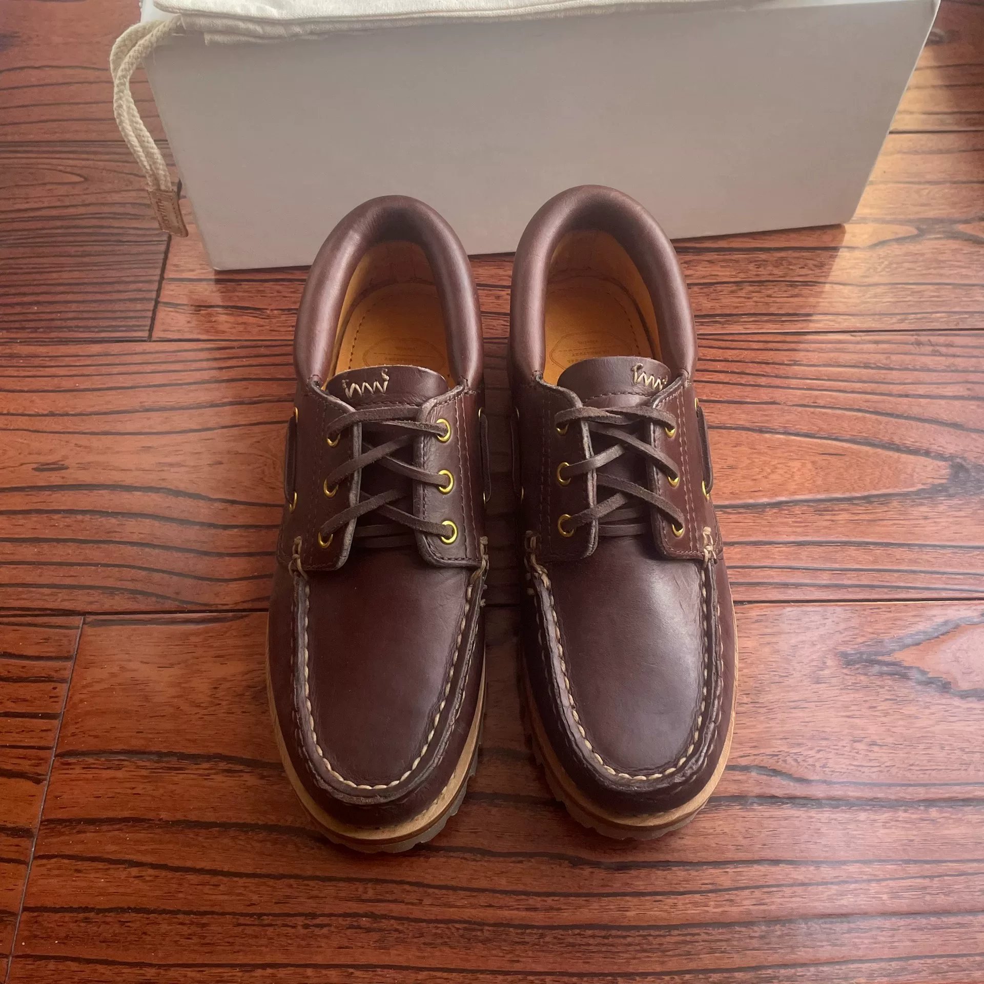Visvim 23ss WMV Wallace Deck Shoes — front