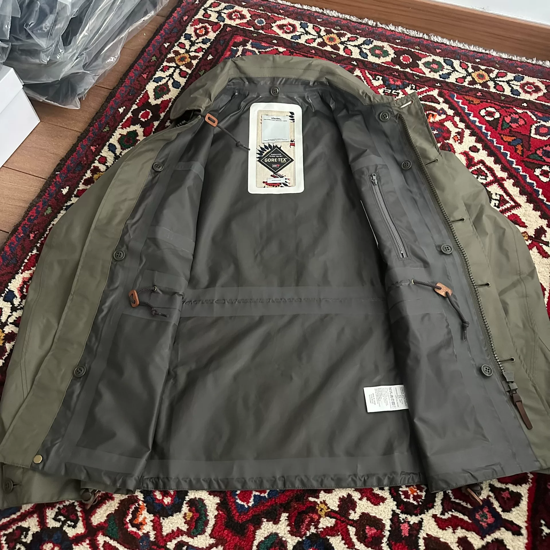 visvim 15AW Gore Tex 2.5L Jacket — front