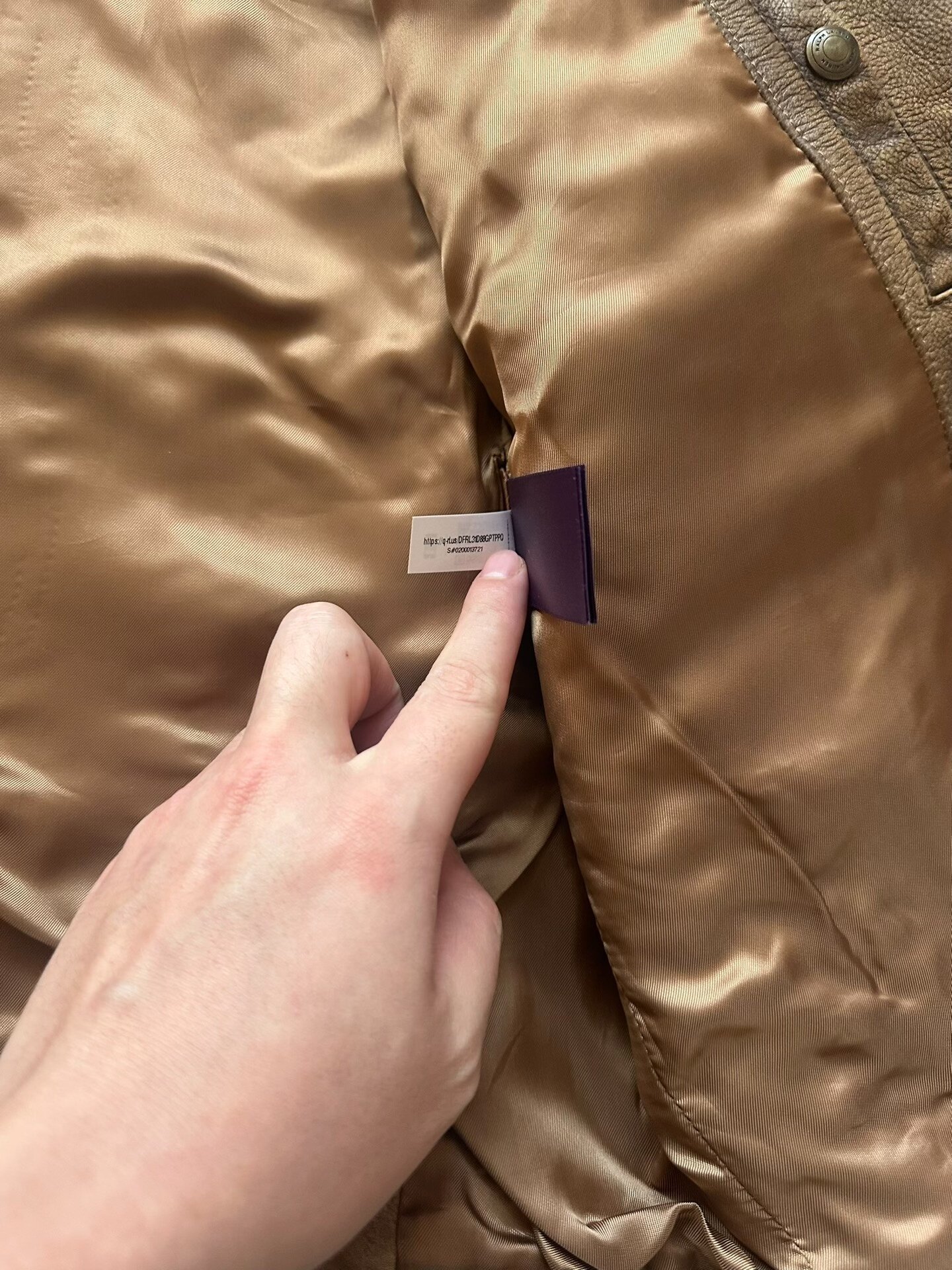 Ralph Lauren Purple Label Biker Jacket — label