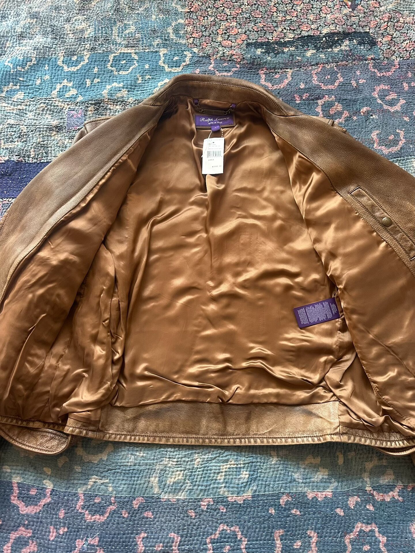 Ralph Lauren Purple Label Biker Jacket — back