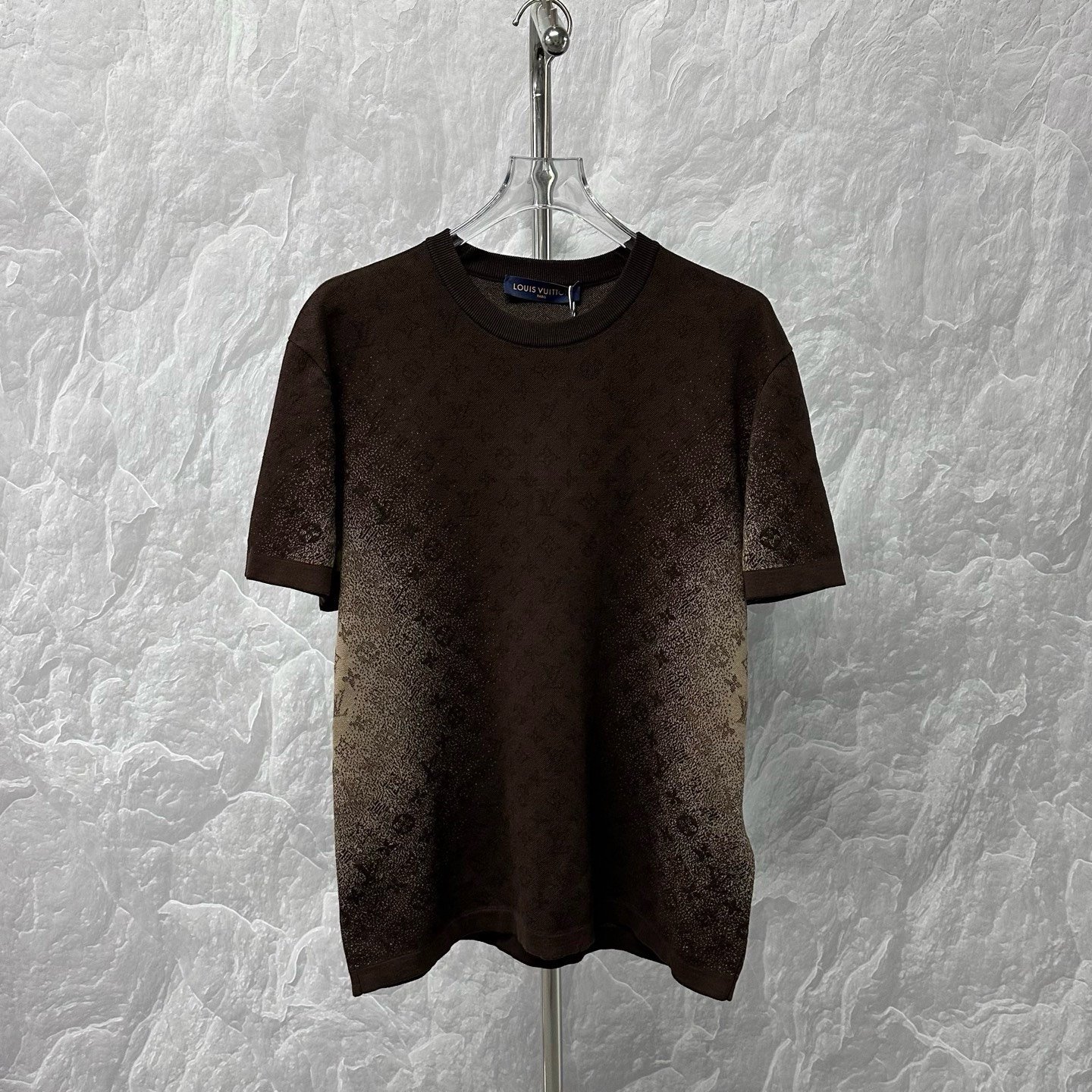 Louis Vuitton SS26 Gradient Monogram Knit Tee