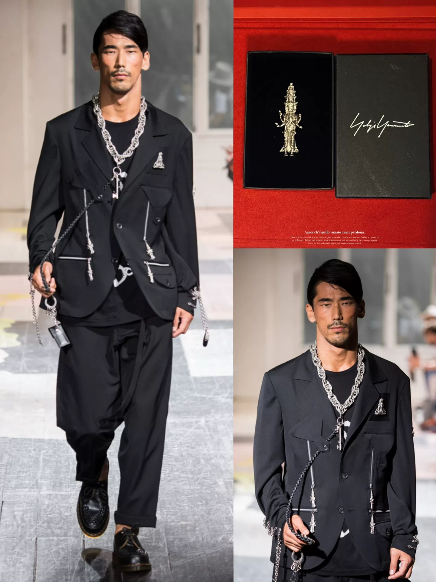 Yohji Yamamoto Guanyin Buddha Brooch