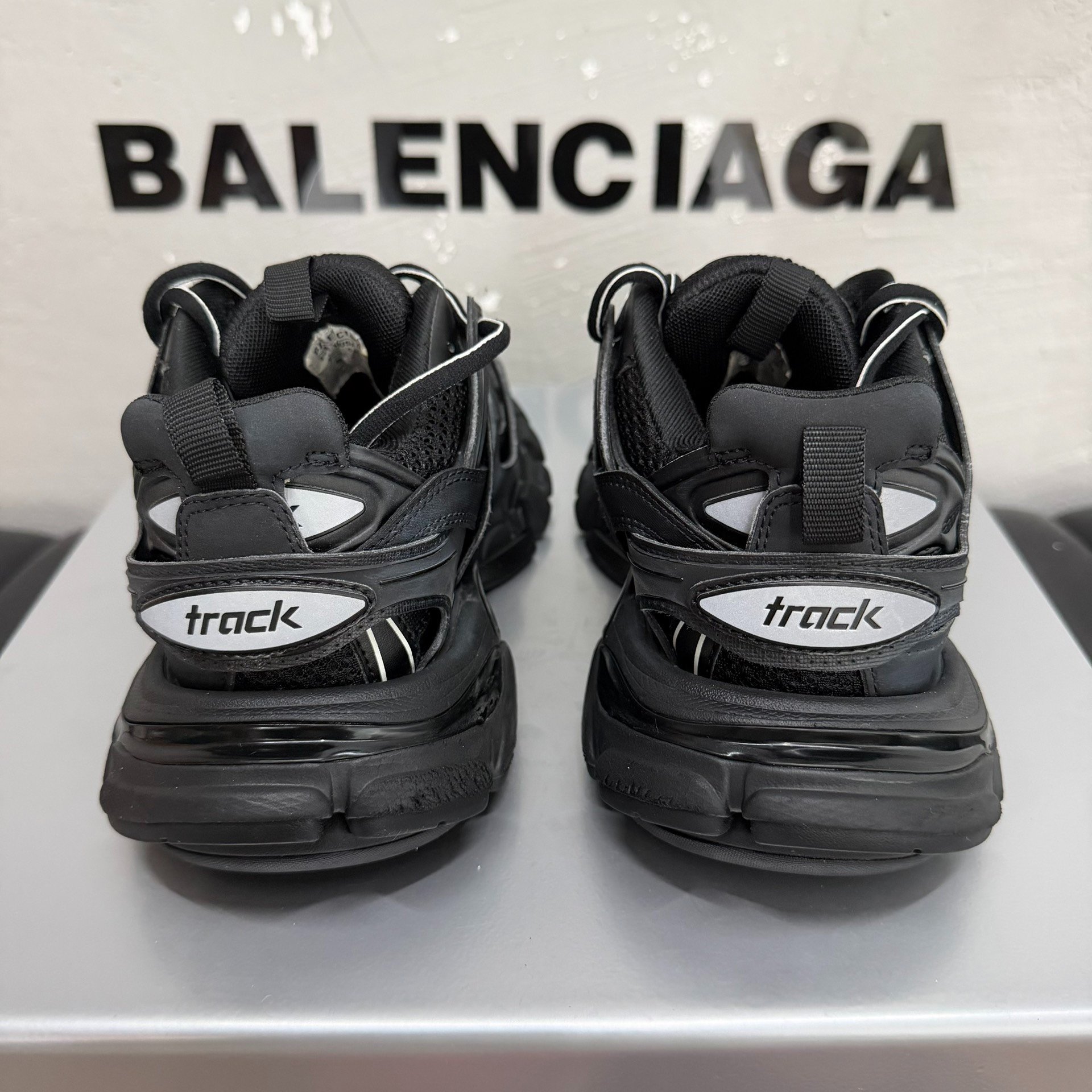 Balenciaga Track Dad Shoes — label