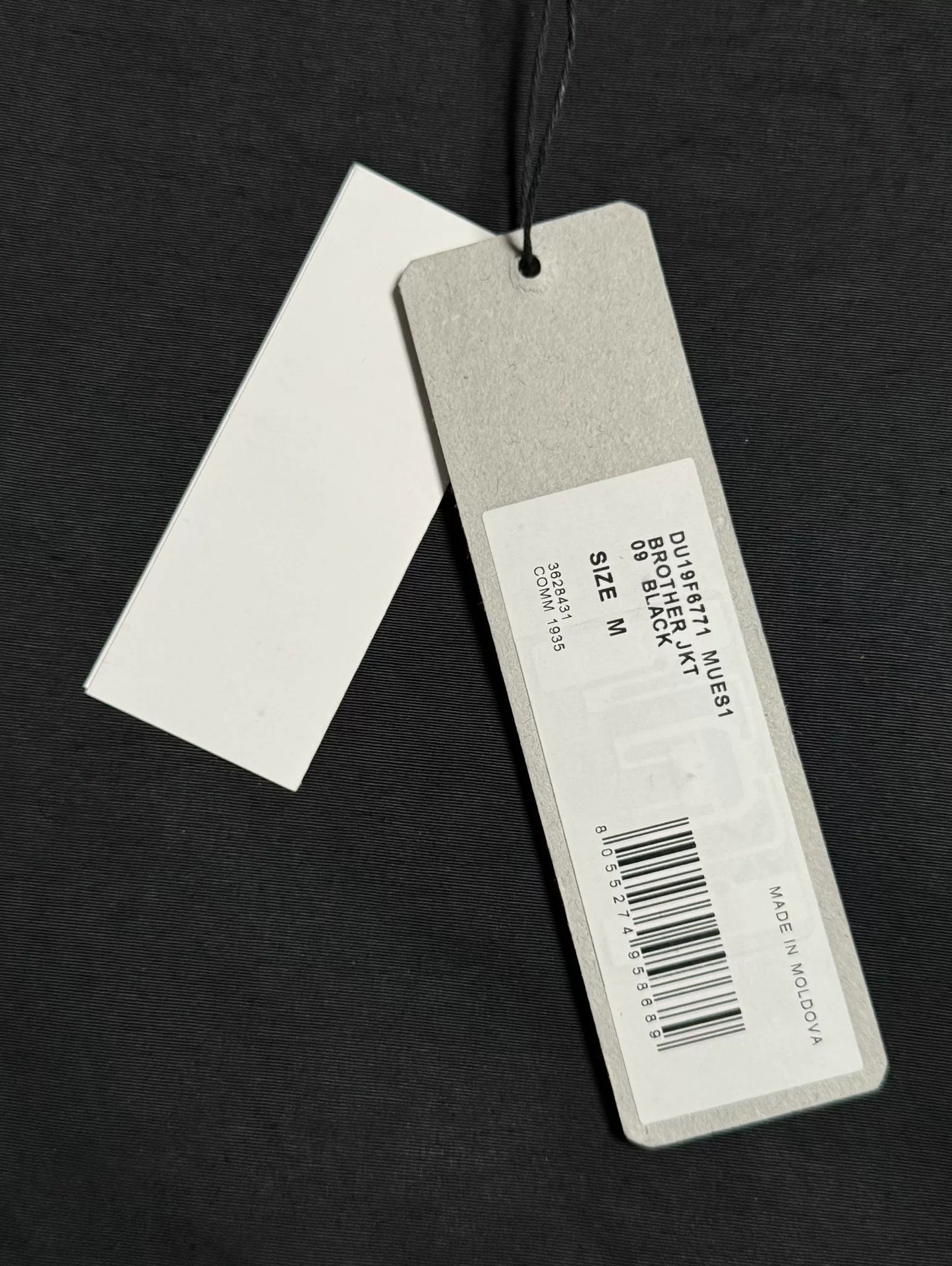 Rick Owens Brother Black Jacket — back