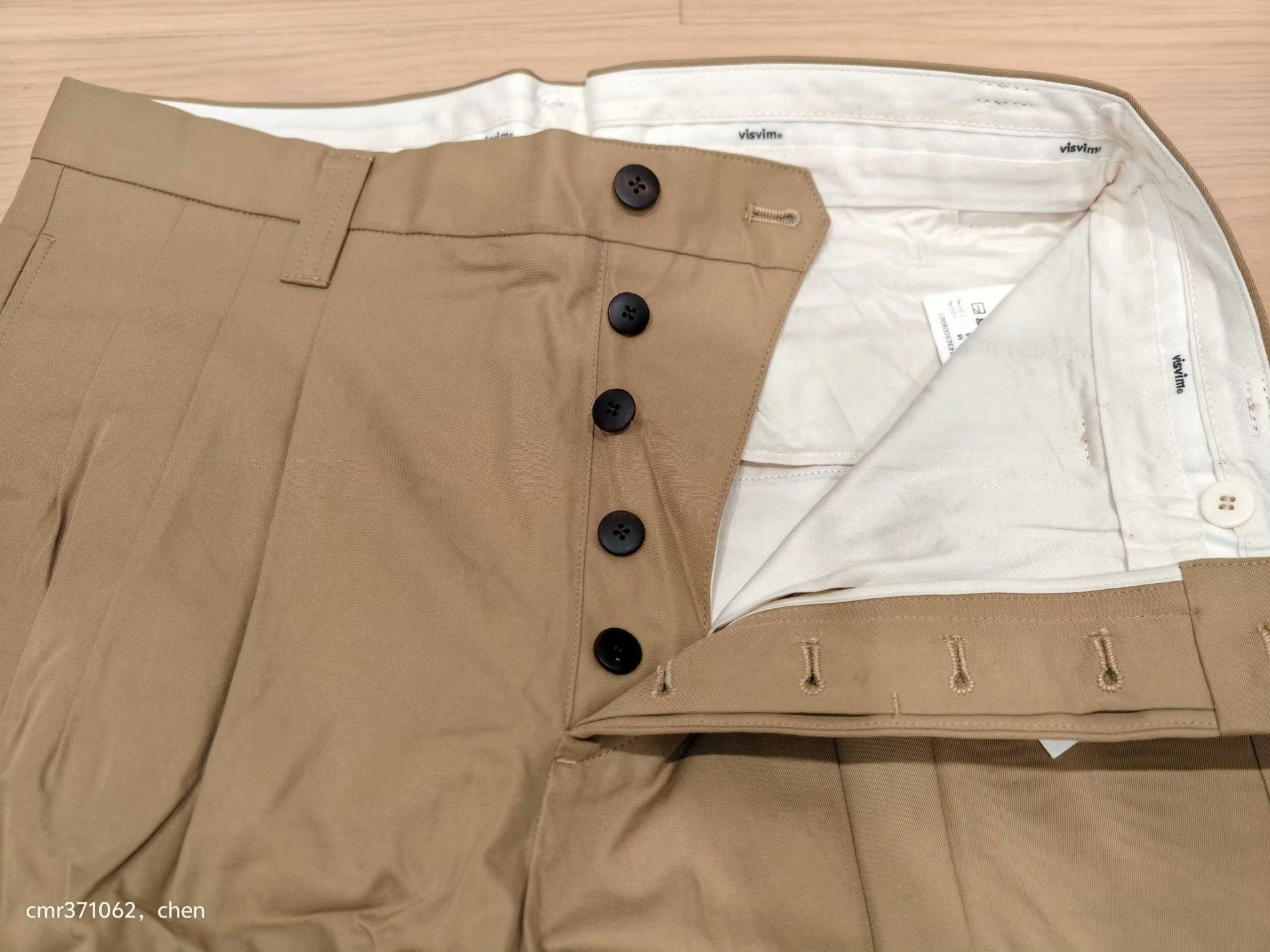 VISVIM 24SS MCCLOUD SLACKS — detail