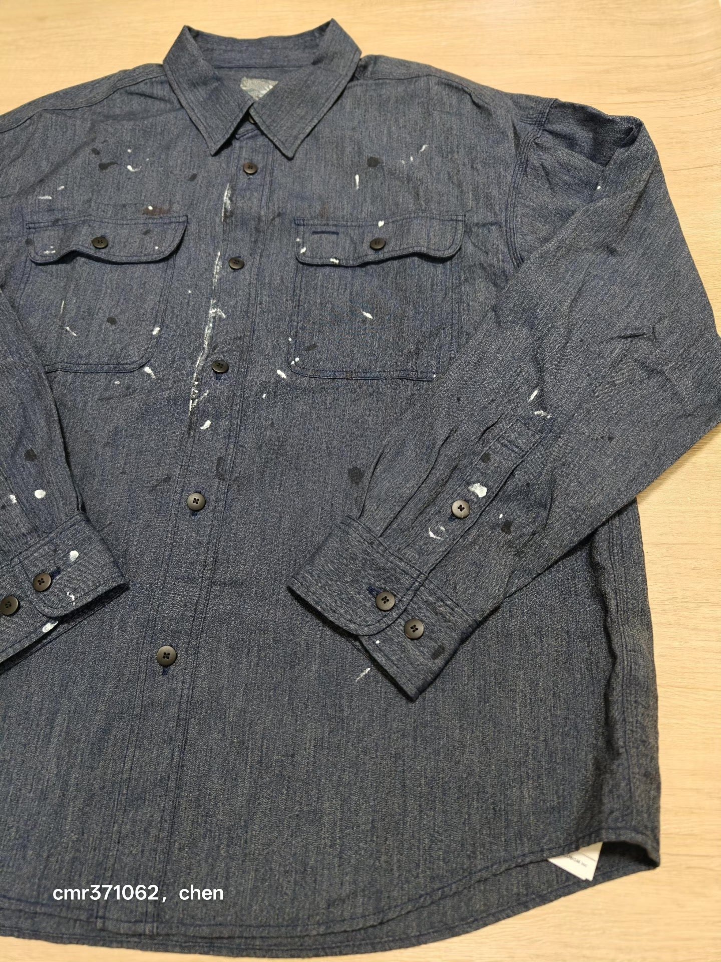 VISVIM 26 ICT Langer Chambray L/S — back