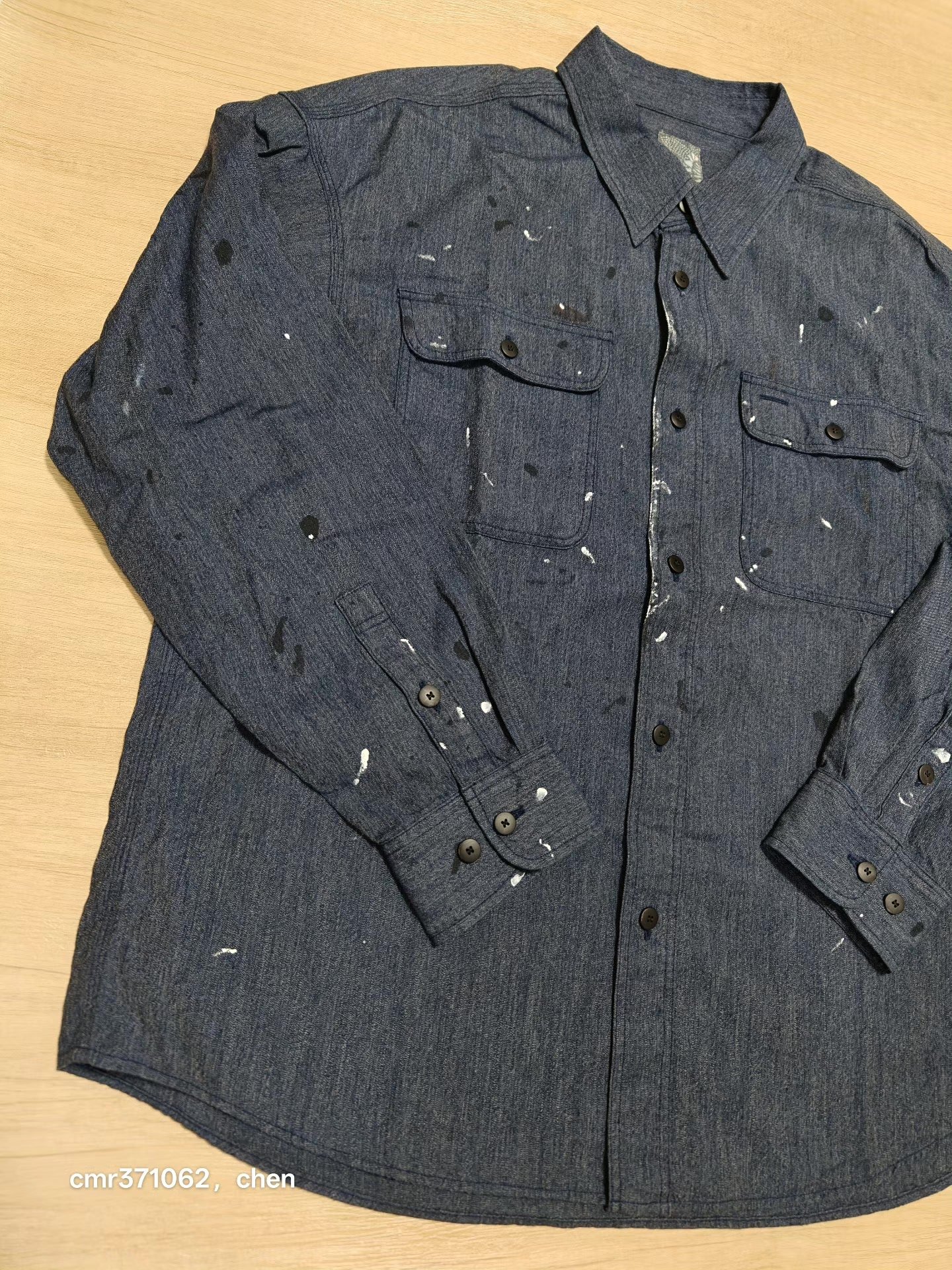 VISVIM 26 ICT Langer Chambray L/S — detail