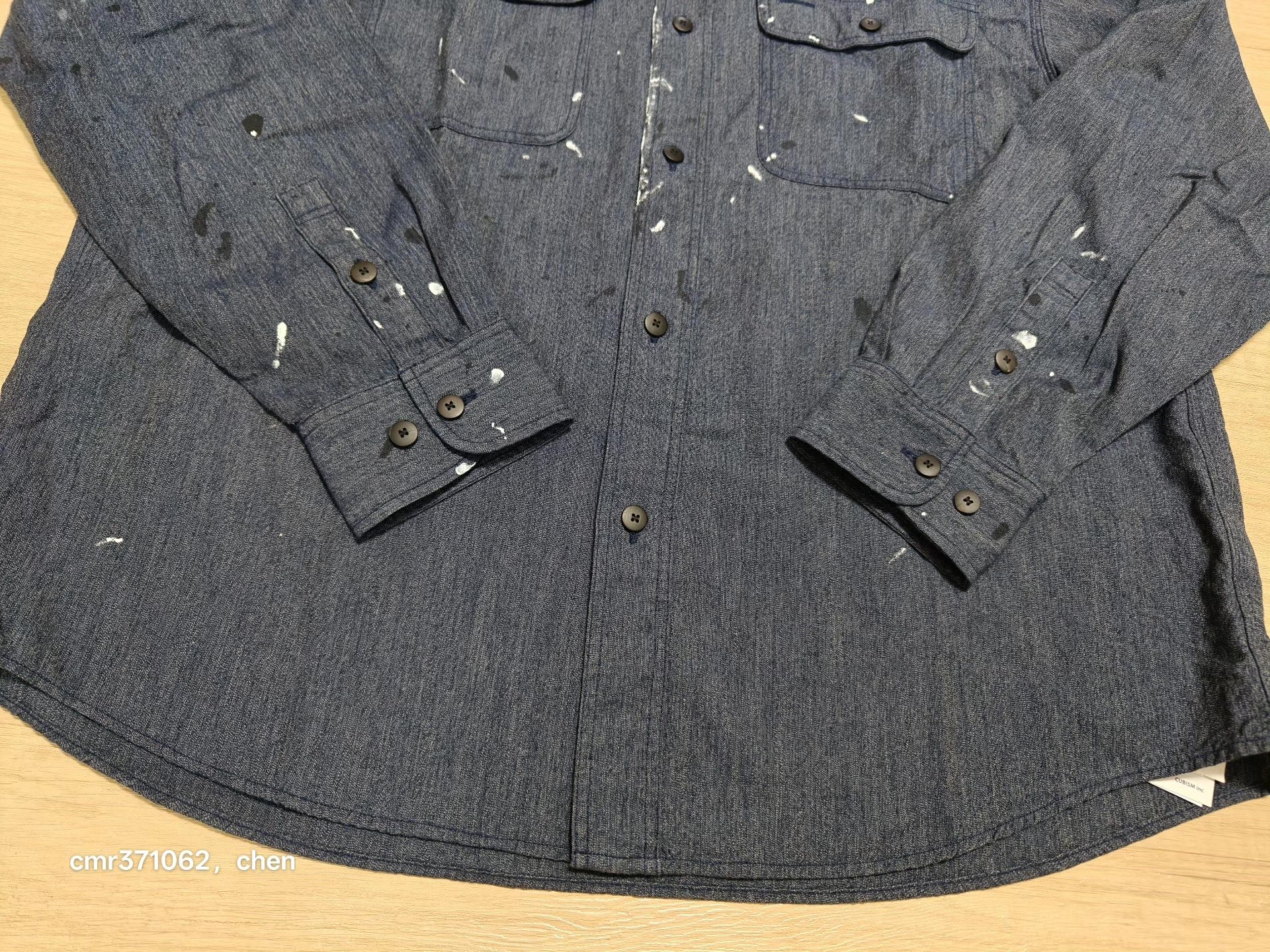 VISVIM 26 ICT Langer Chambray L/S — label