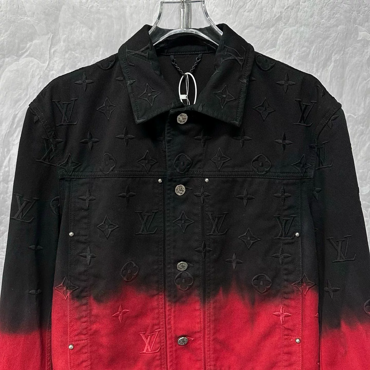 Louis Vuitton SS24 Gradient Denim Jacket — front