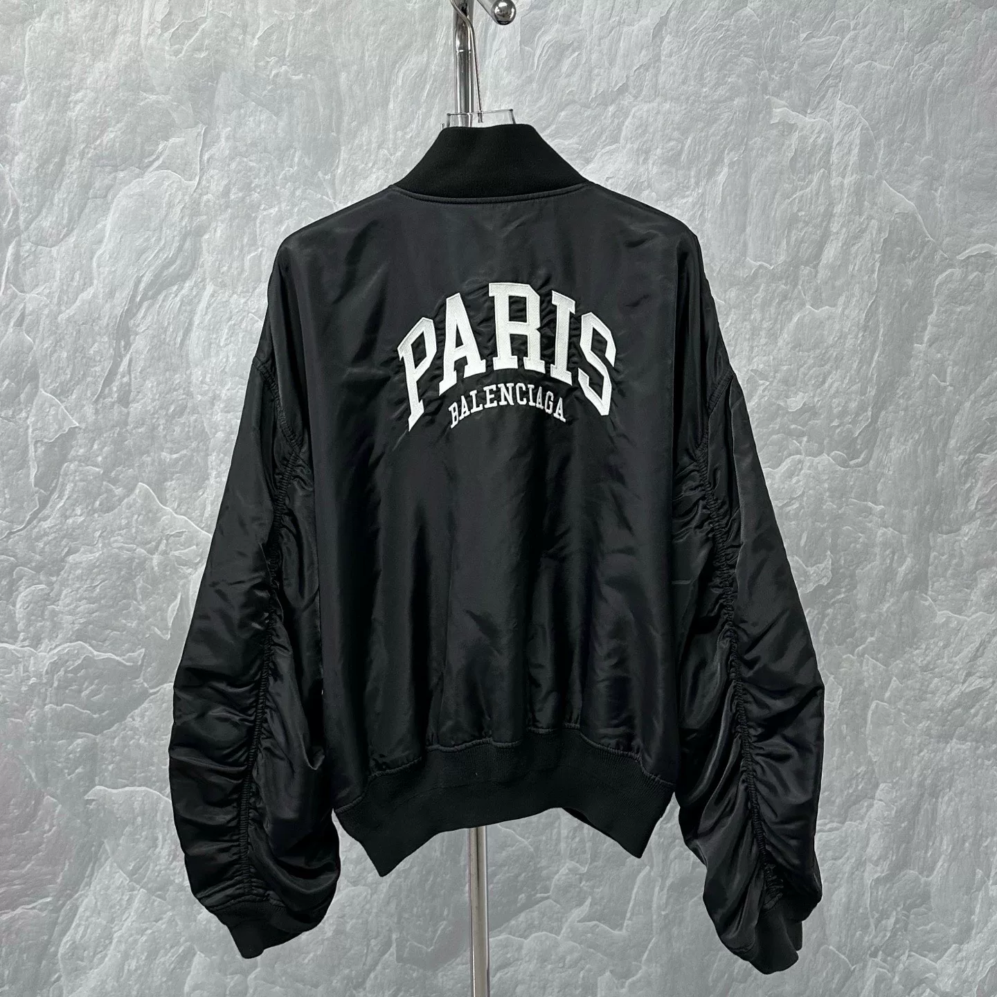 Balenciaga Embroidered Letter Jacket S — back