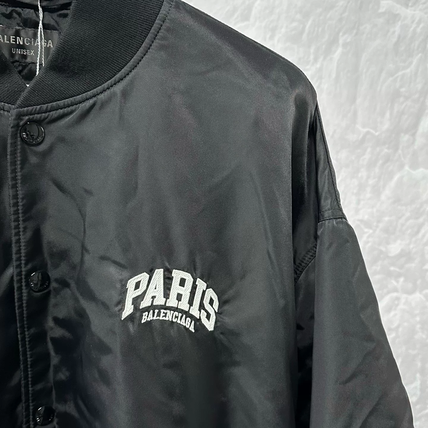 Balenciaga Embroidered Letter Jacket S — detail