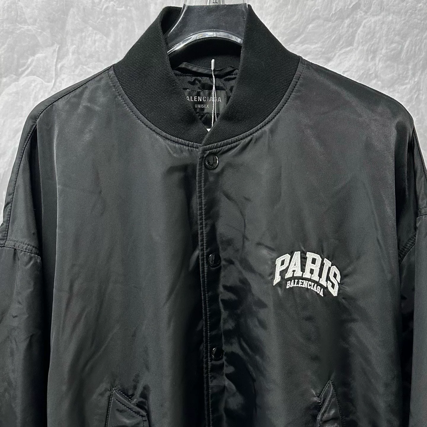 Balenciaga Embroidered Letter Jacket S — front