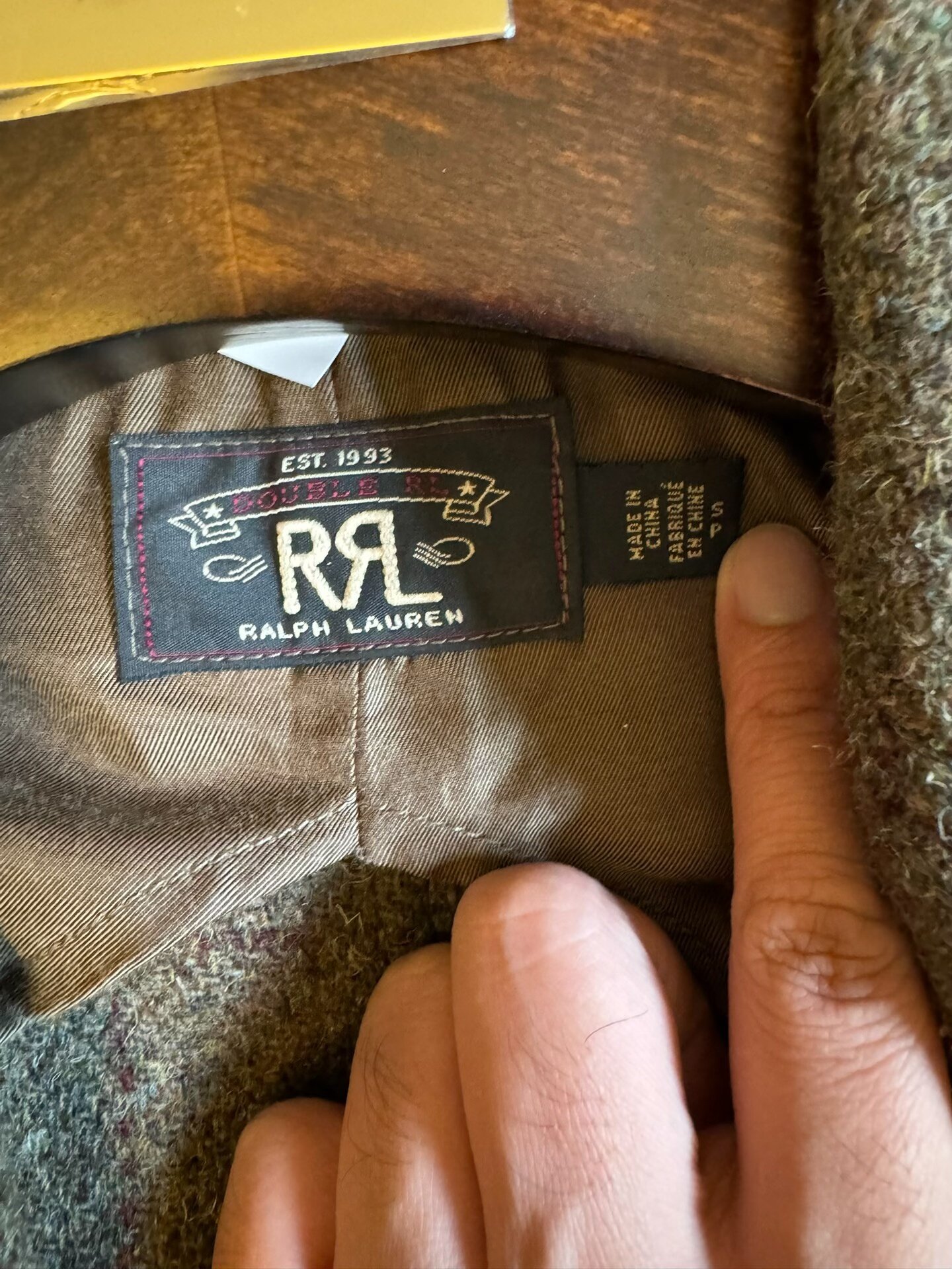 RRL 21AW Men's Suit Jacket — detail