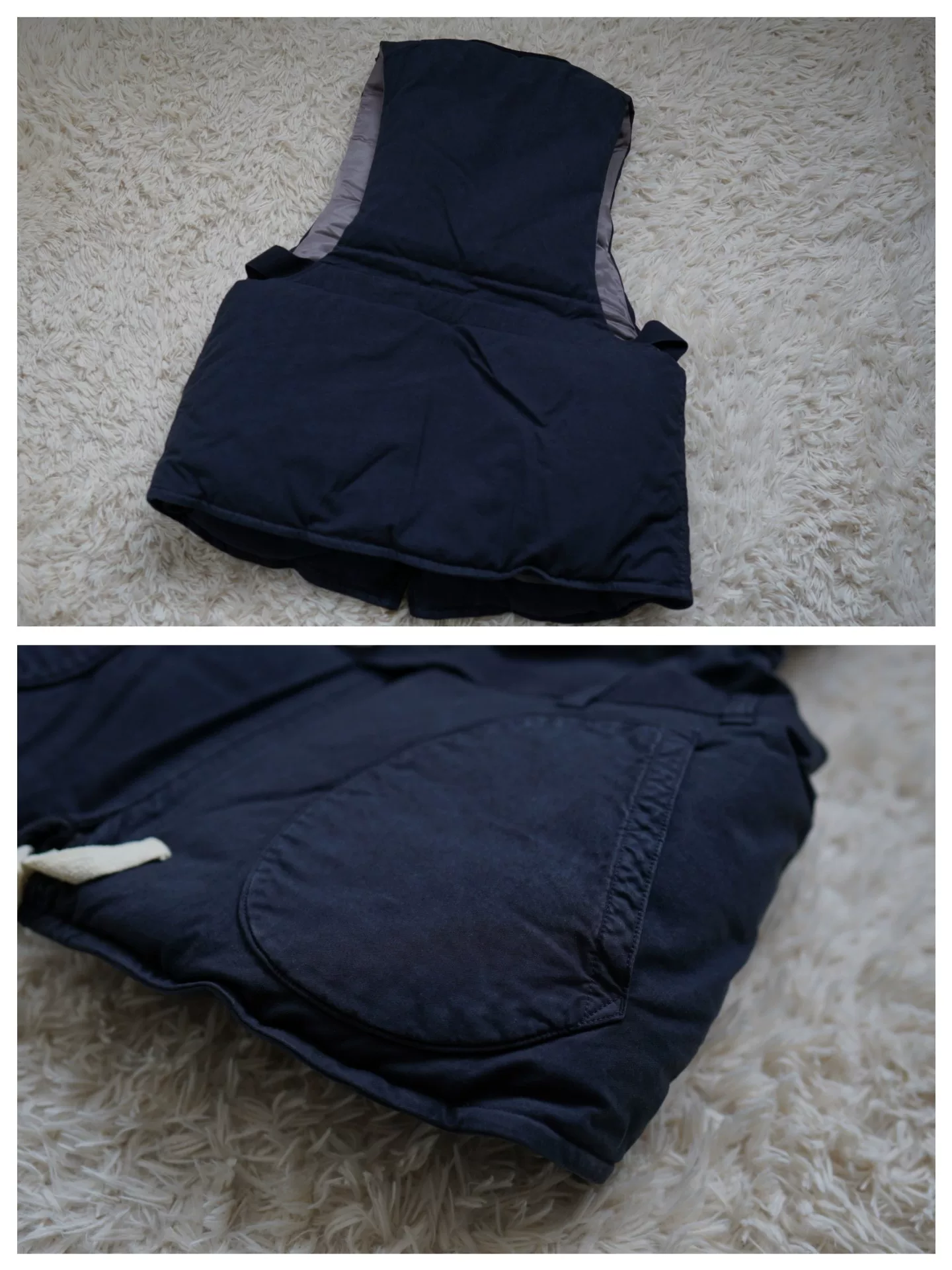 visvim 20AW Harrier Down Vest — front