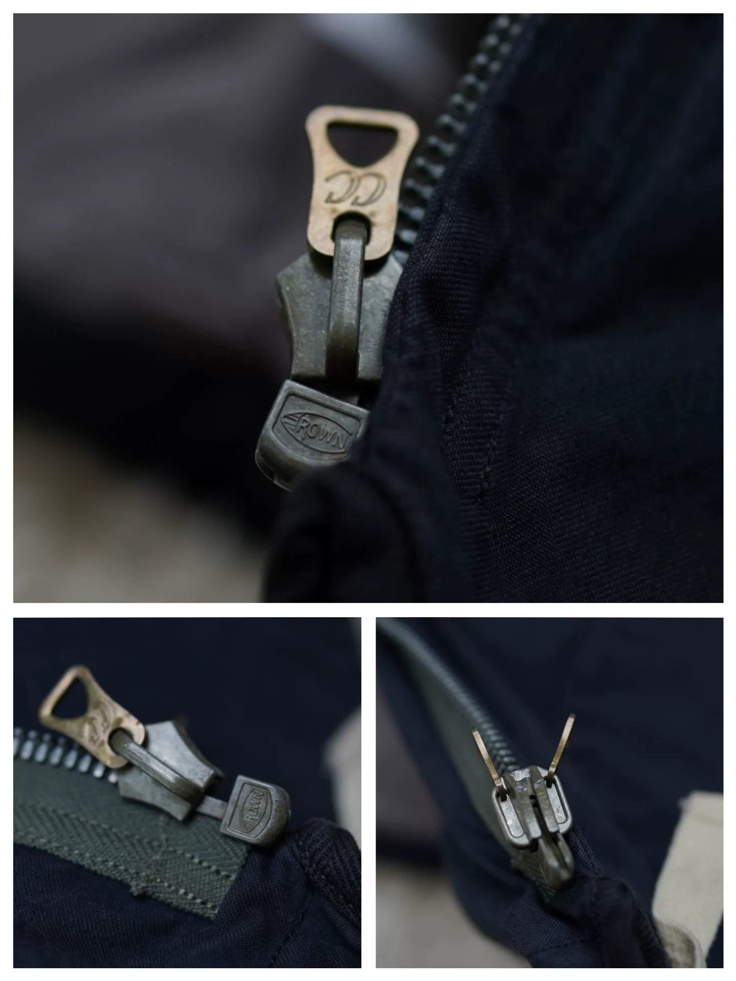 visvim 20AW Harrier Down Vest — label