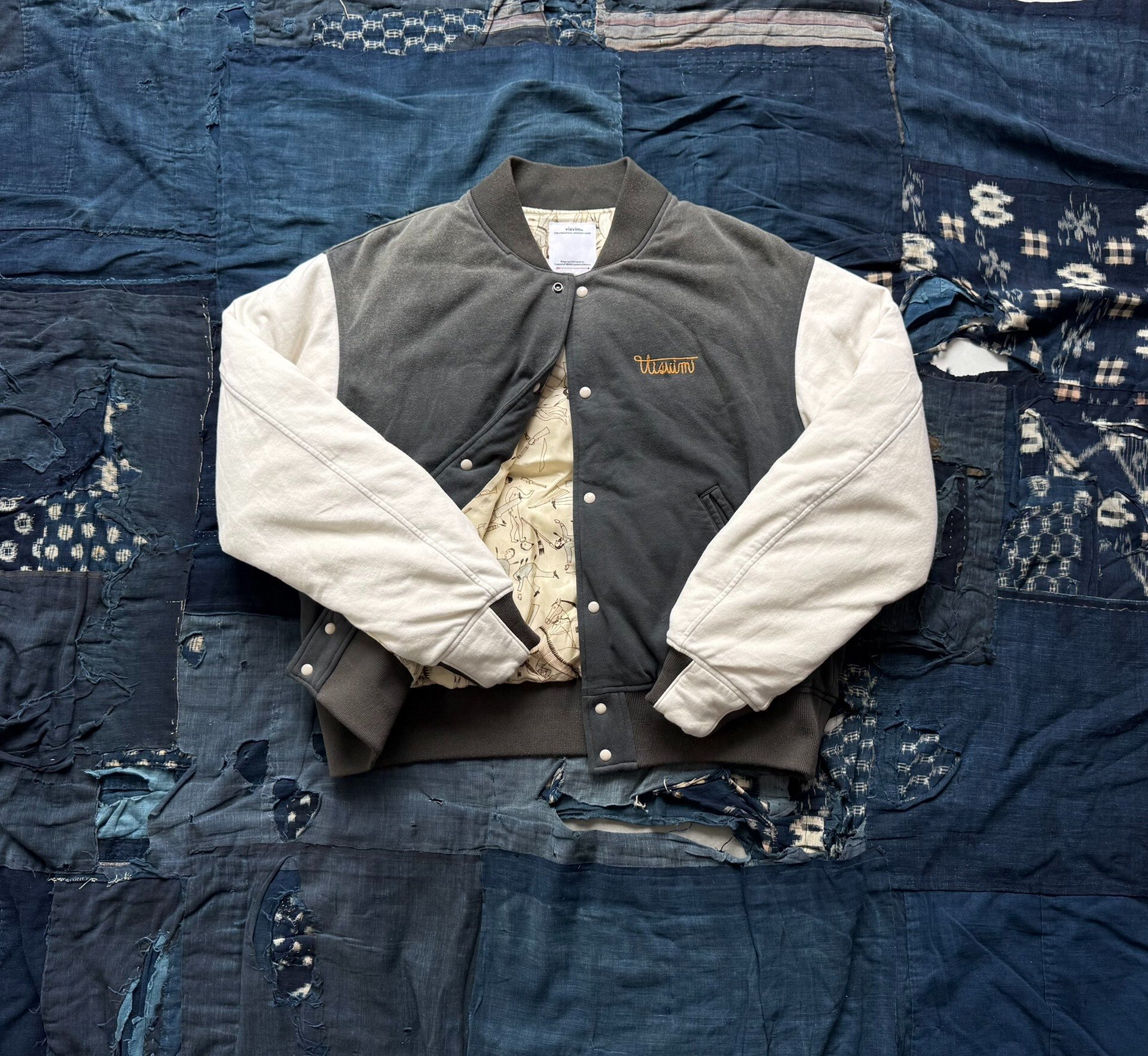 VISVIM 26SS VARSITY ERA DOWN JKT — front