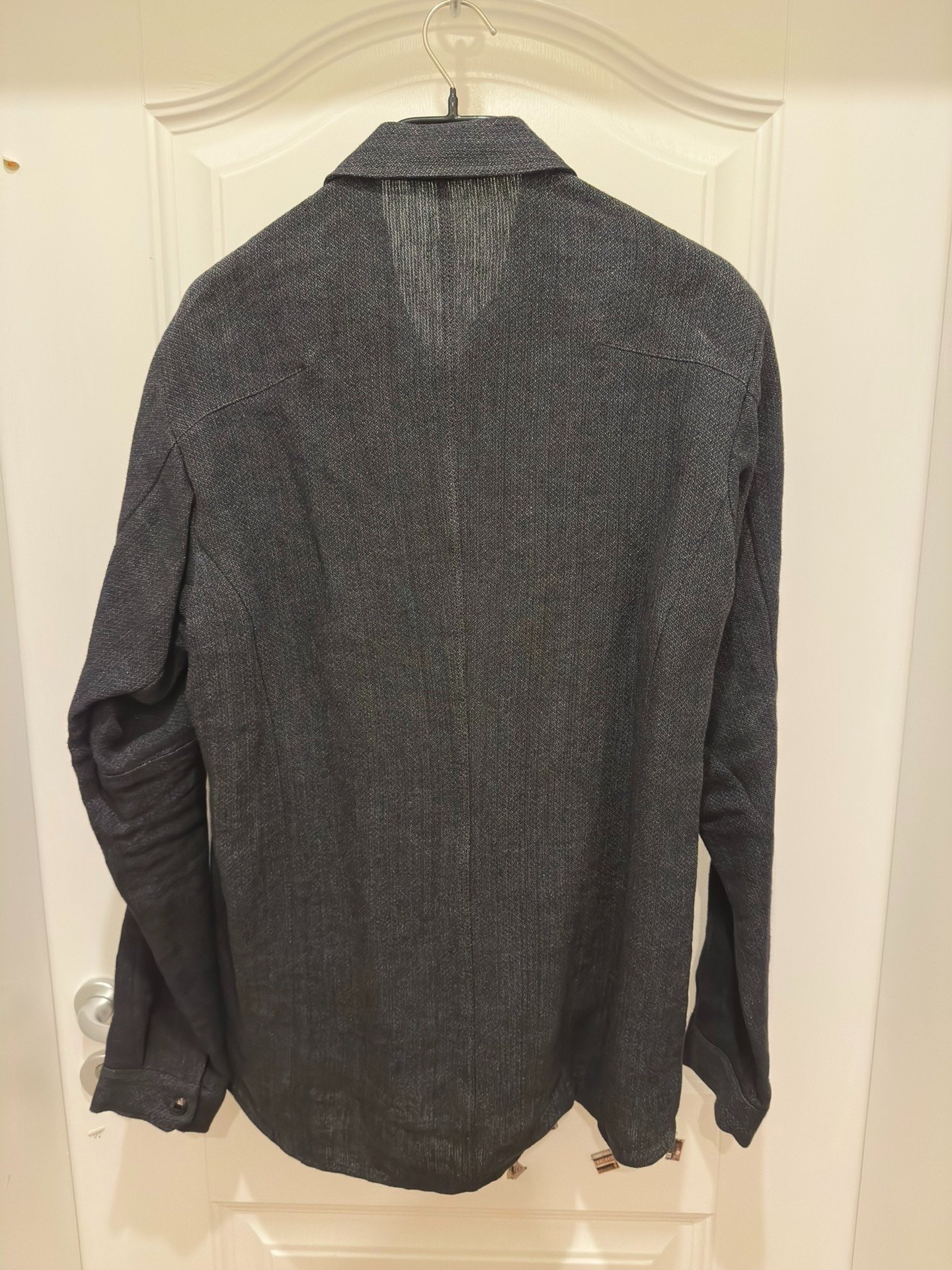 Devoa CPO Dark Gray Shirt — front