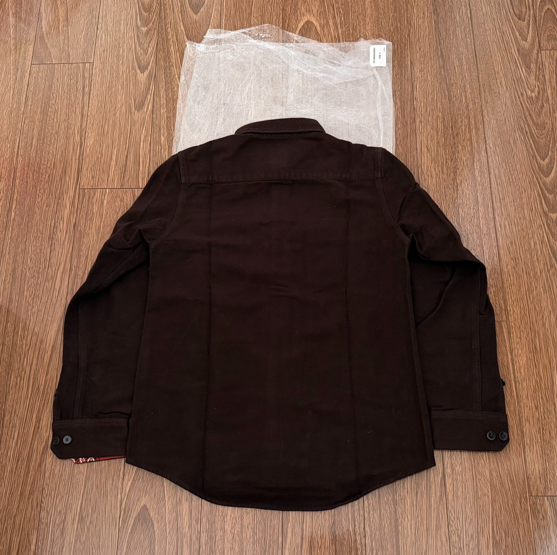 VISVIM ICT Black Elk Flannel Shirt — front