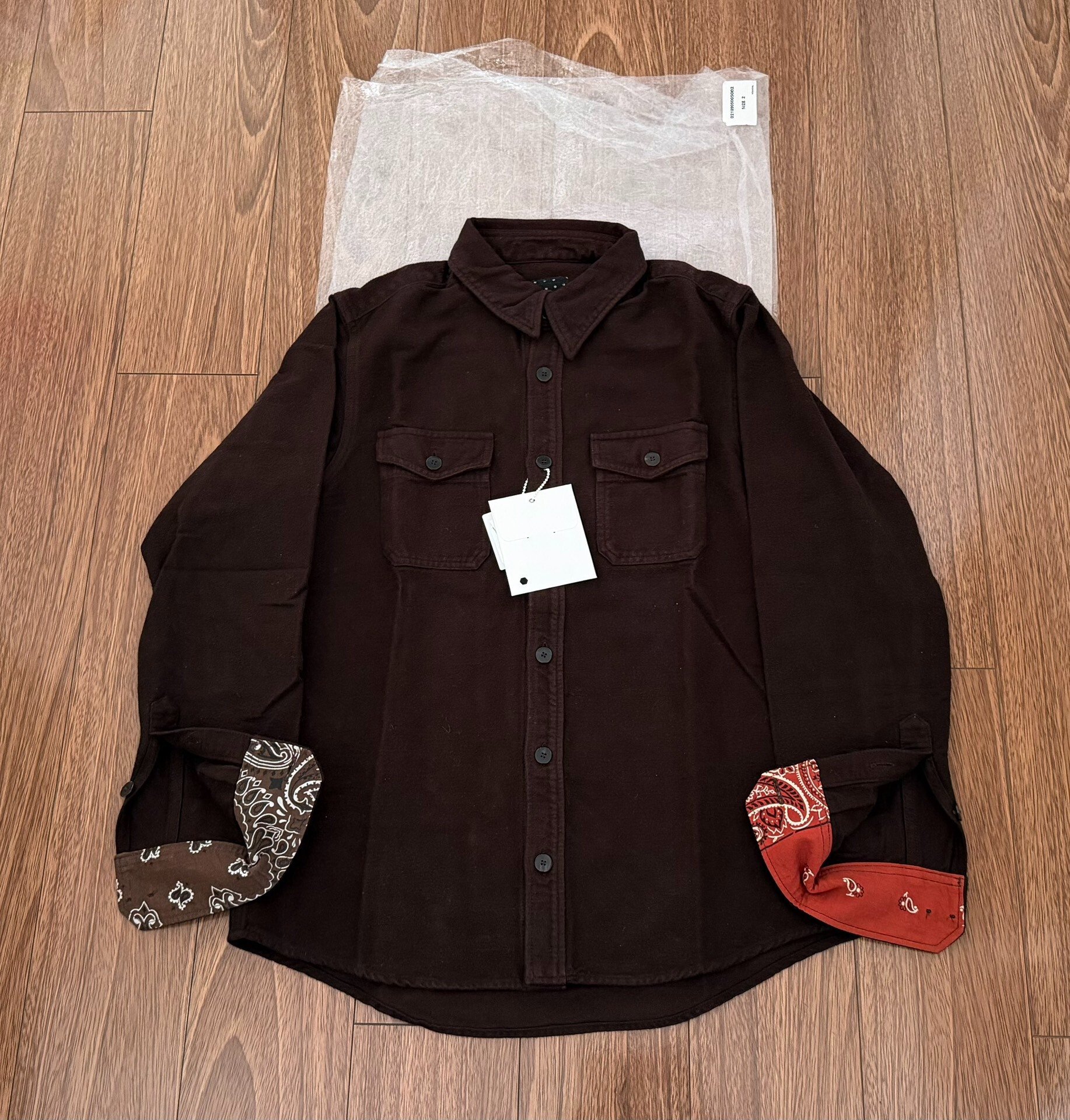 VISVIM ICT Black Elk Flannel Shirt