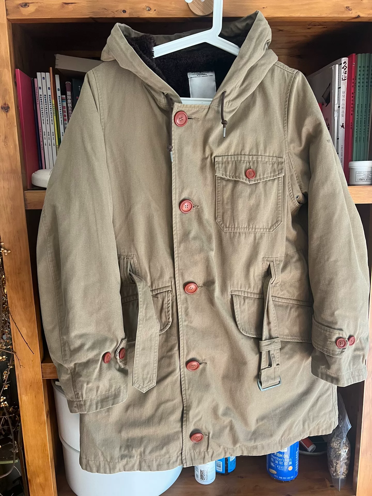 visvim 17AW Admiral Parka Wool/Alpaca — front