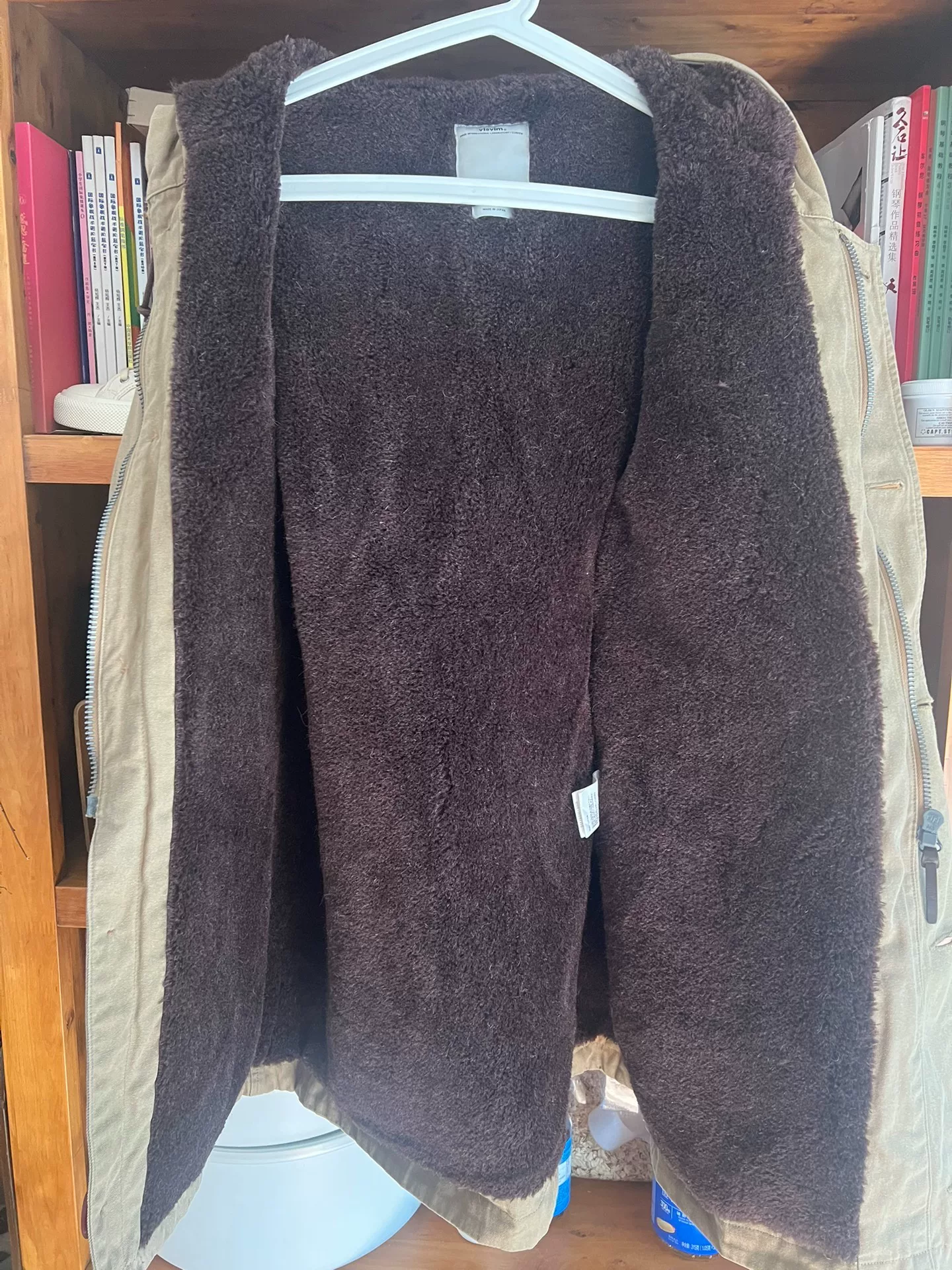 visvim 17AW Admiral Parka Wool/Alpaca — label