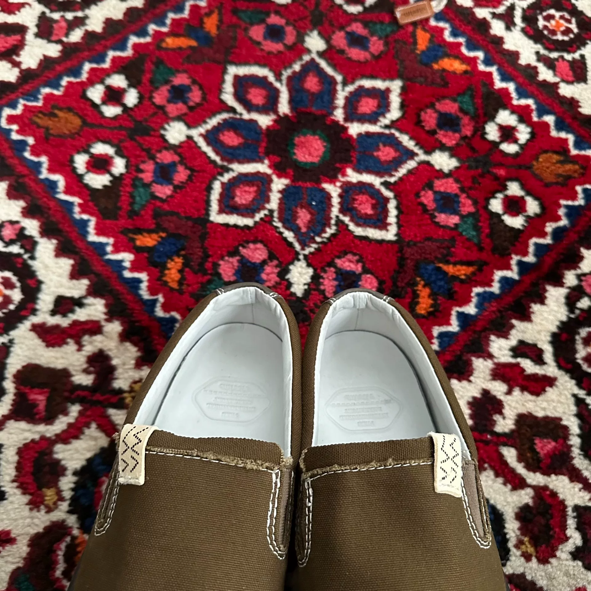 visvim 19AW Skagway Patten Canvas Shoes — back