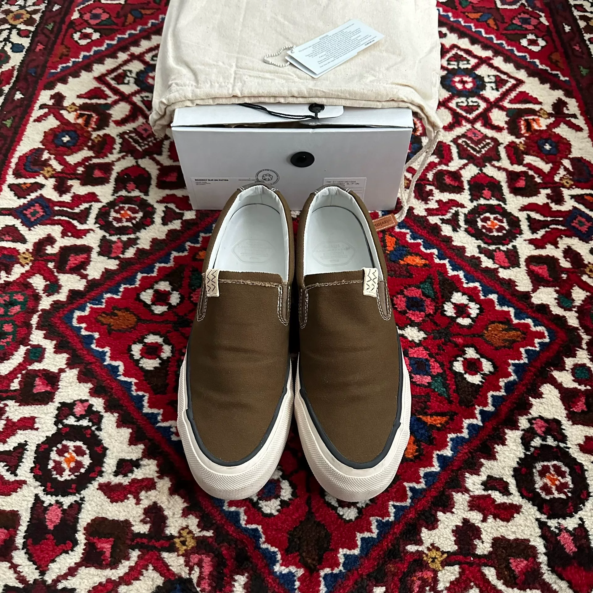 visvim 19AW Skagway Patten Canvas Shoes