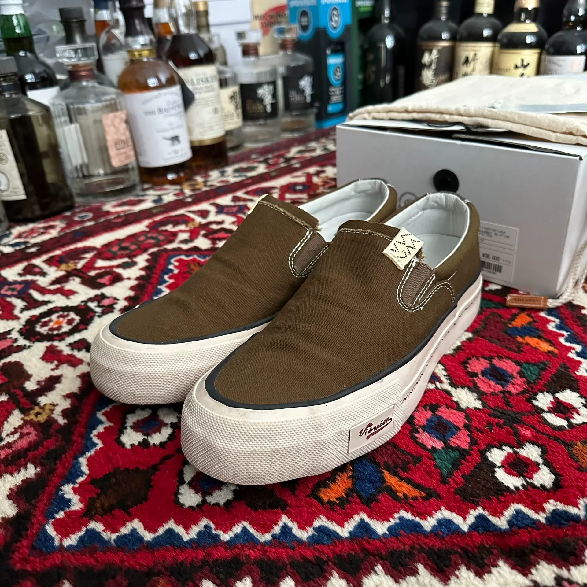 visvim 19AW Skagway Patten Canvas Shoes — front
