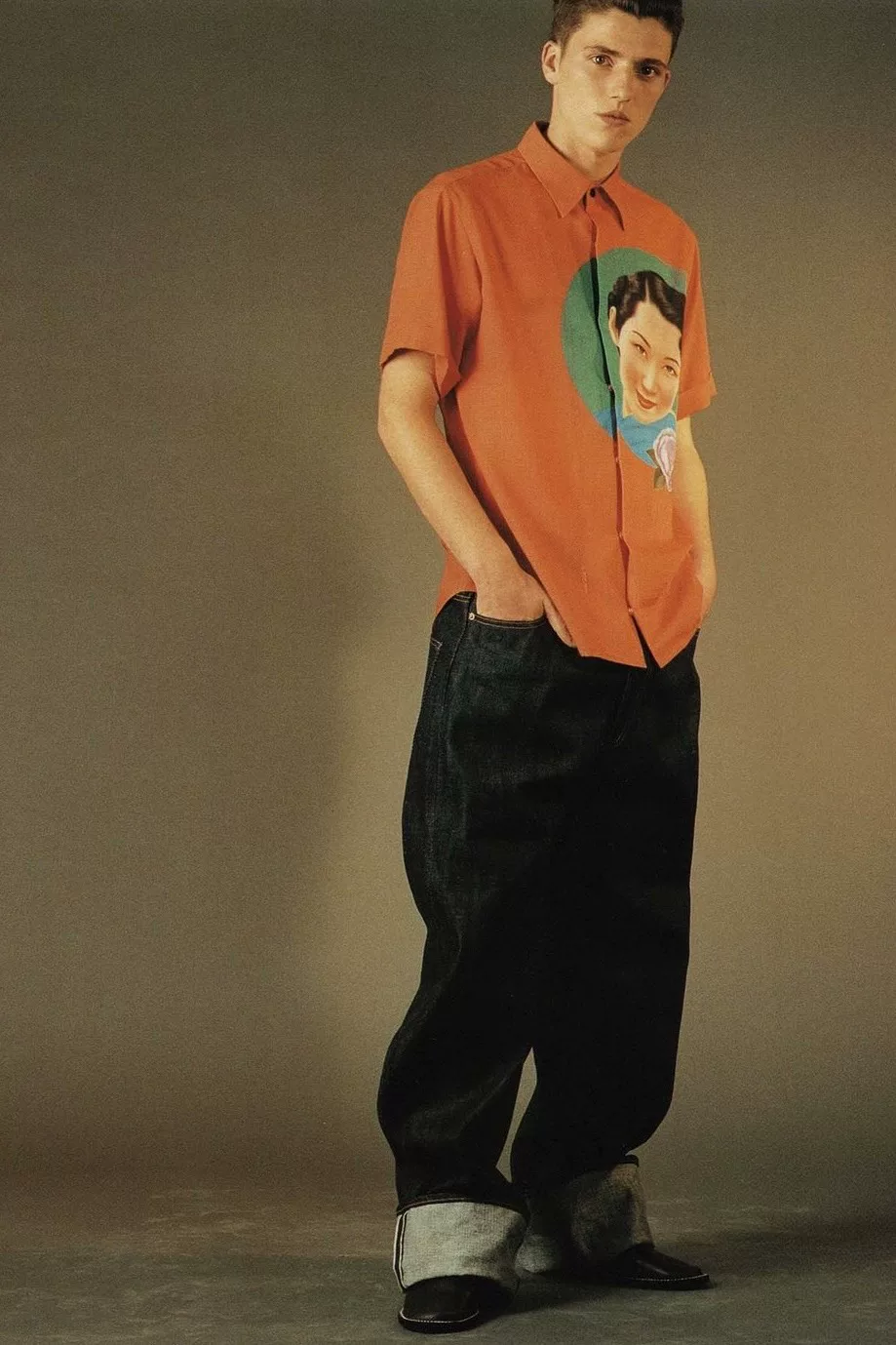 Yohji Yamamoto 2002 Saeko Actress Shirt — back