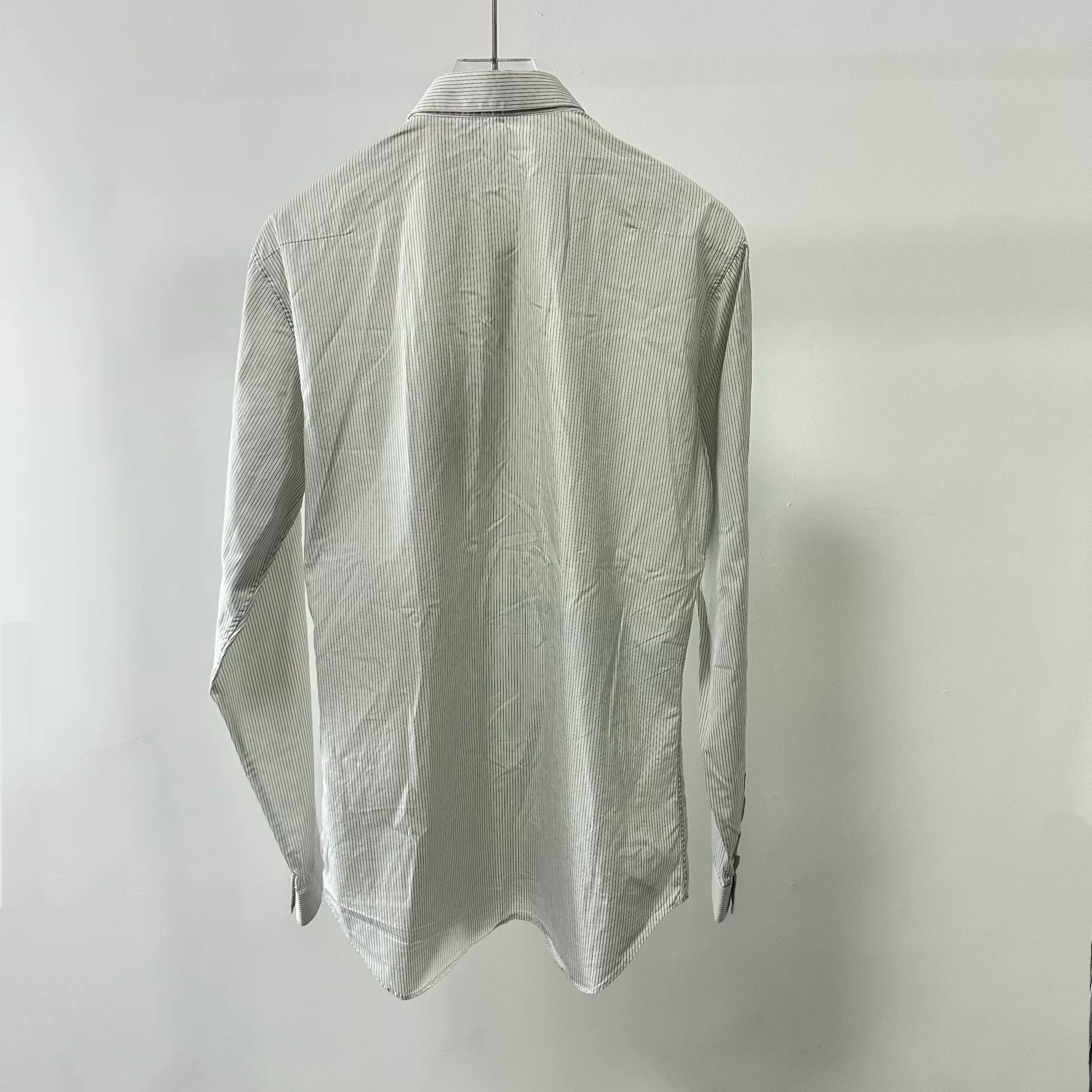 Dior Striped Camellia Logo Shirt — detail