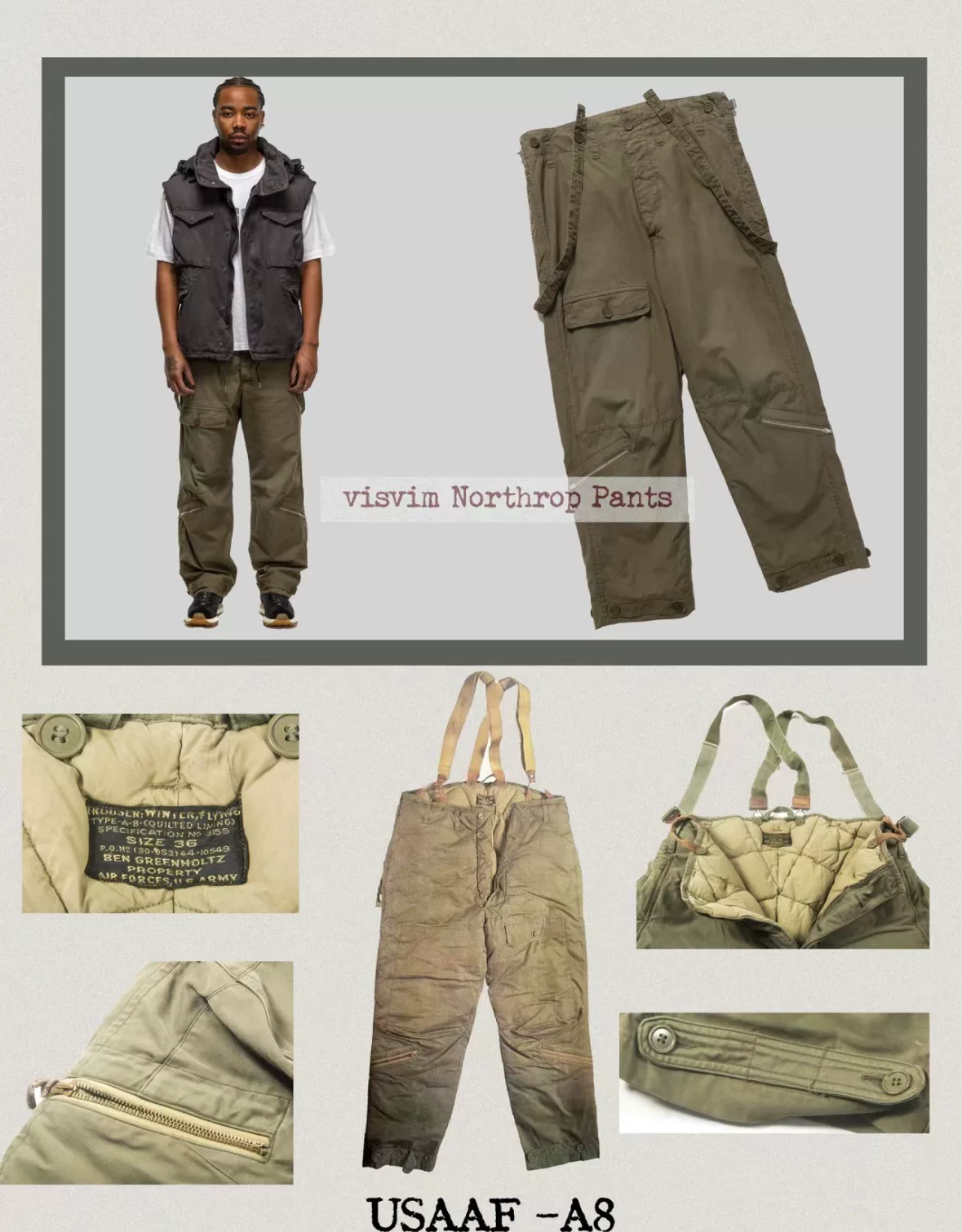 VISVIM 23AW NORTHROP PANTS — front