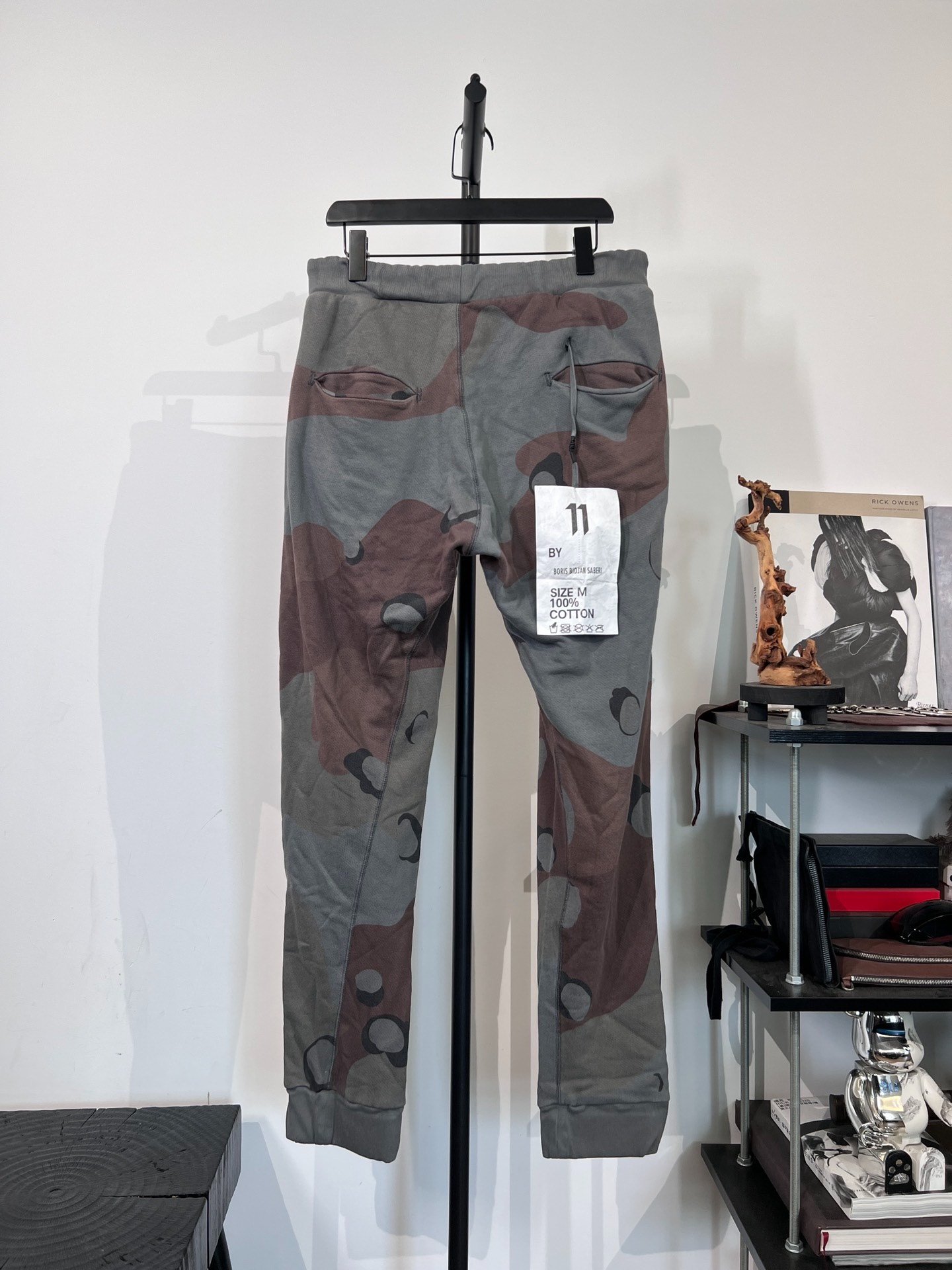 Boris Bidjan Saberi Camouflage Sweatpants — front