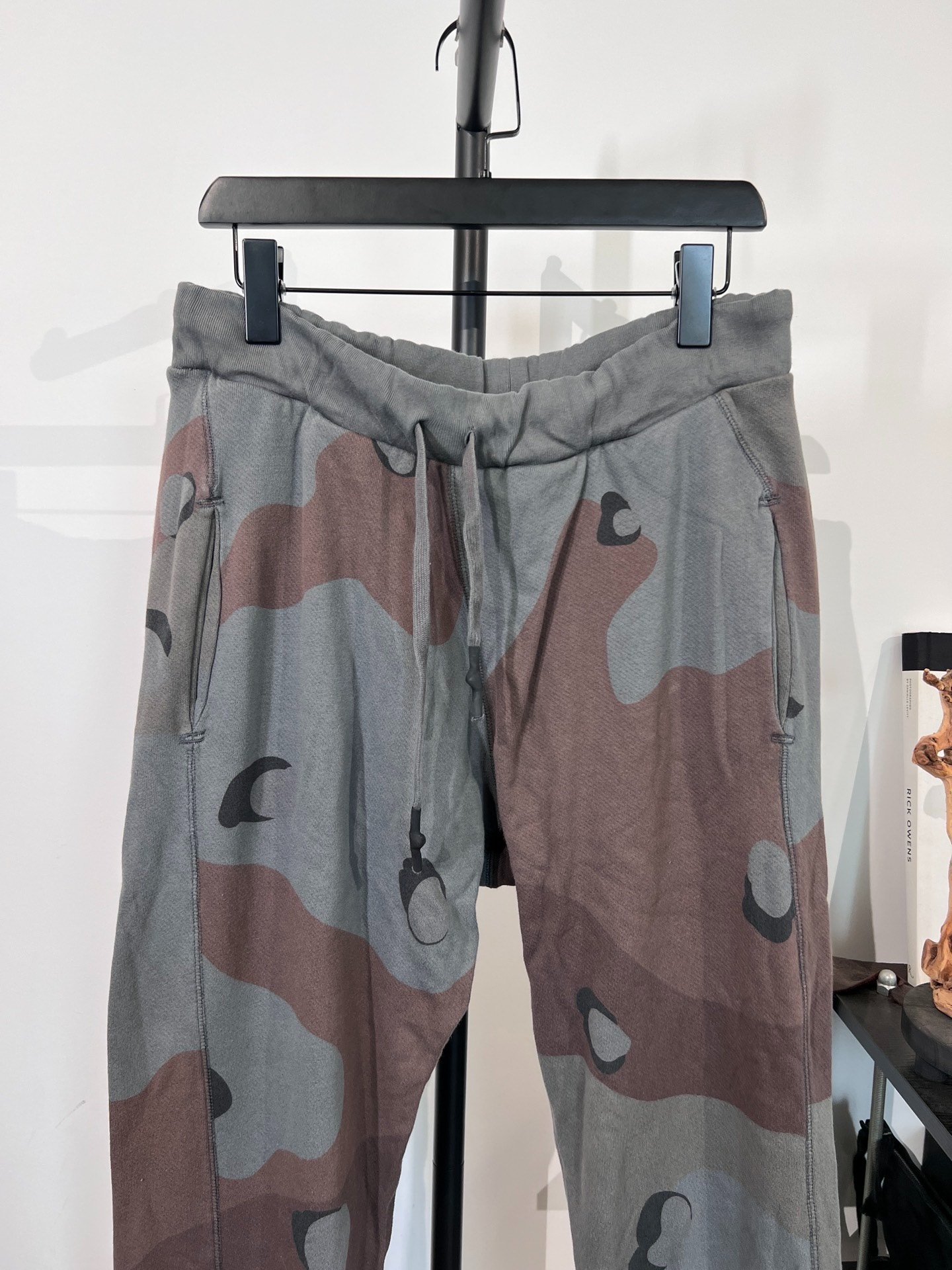 Boris Bidjan Saberi Camouflage Sweatpants — detail